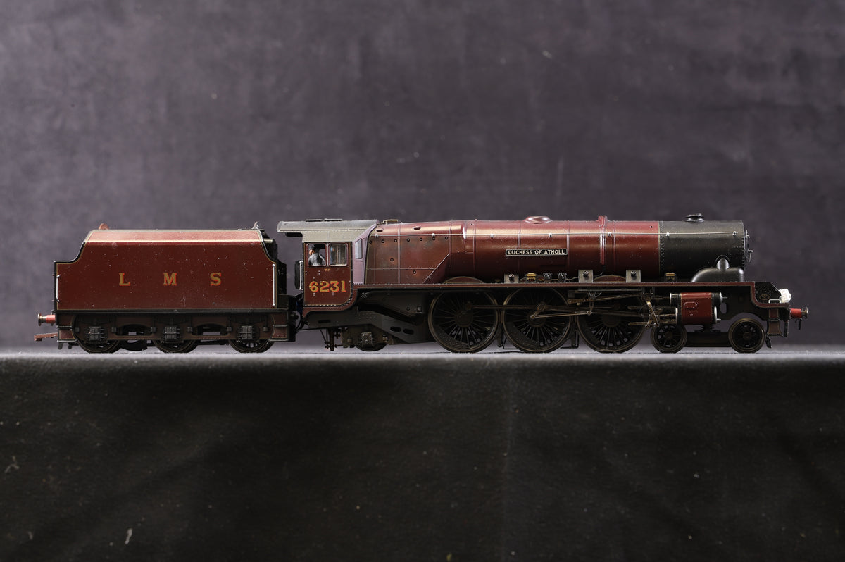 Hornby OO R3553 Princess Coronation Class &#39;Duchess of Atholl&#39; &#39;6231&#39; LMS Maroon Weathered, DCC Sound