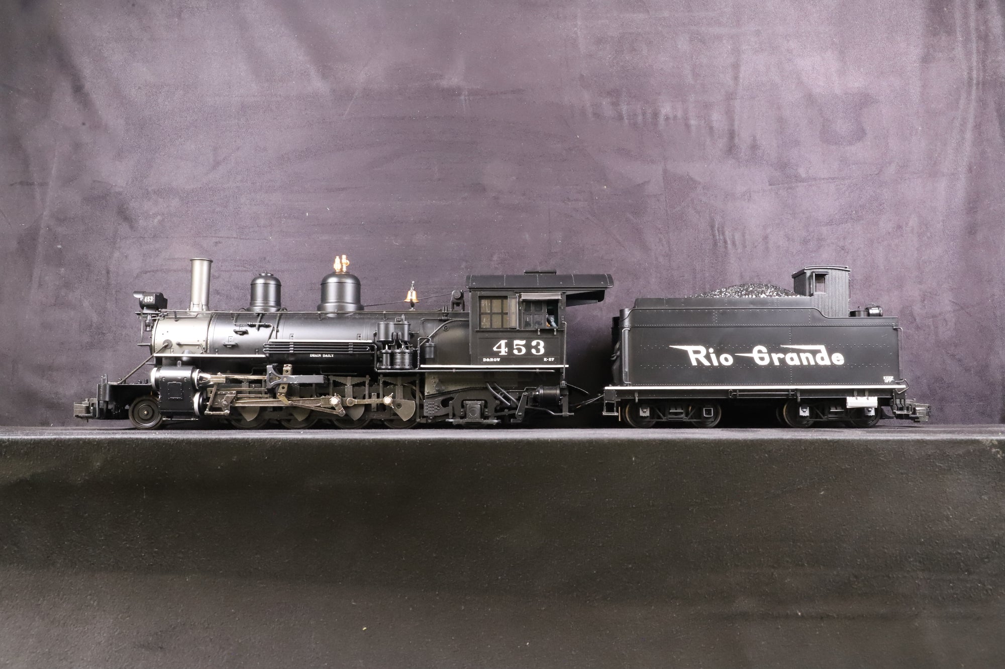 Spectrum/Bachmann G Scale 83093 LS K27 No.453 in Rio Grande Black