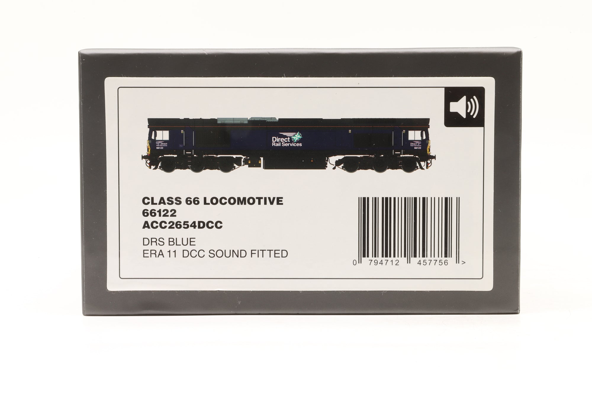 Accurascale OO ACC2654 Class 66 66122 in DRS Livery – DCC Sound