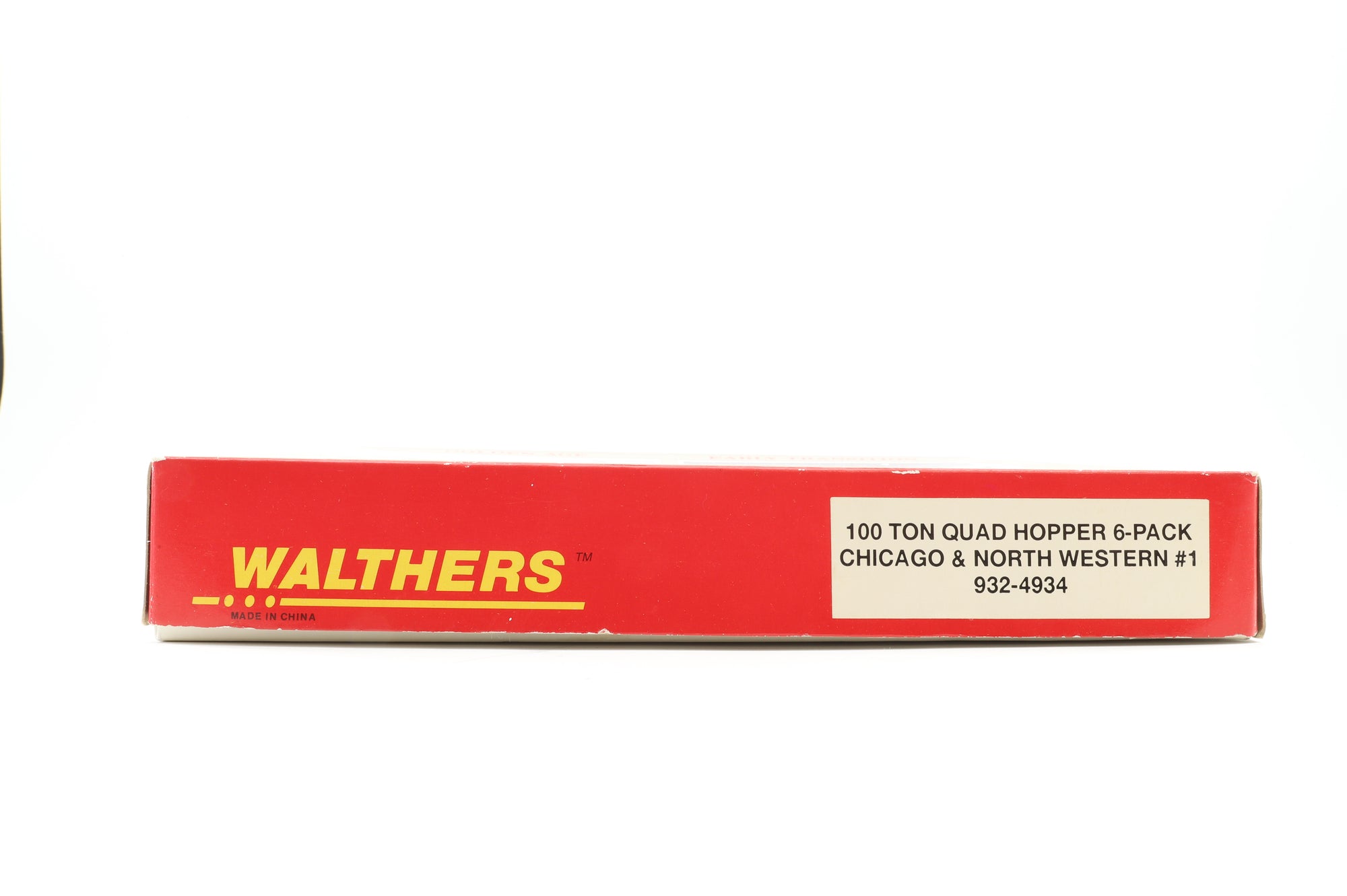 Walthers HO 932-4934 Pack Of 6 100 Ton Quad Hopper Chicago & North Western Wagons
