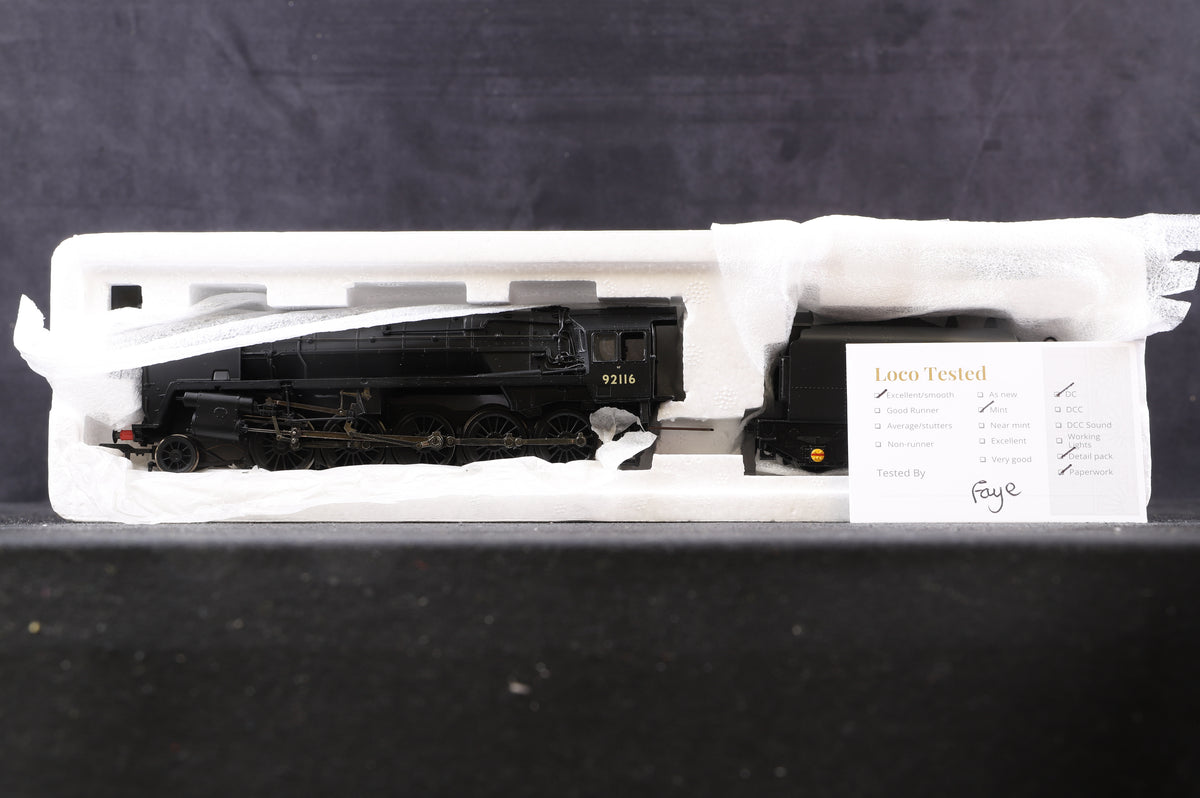 Bachmann OO 32-852 9F 2-10-0 &#39;92116&#39; BR E/C Black BR1C Tender