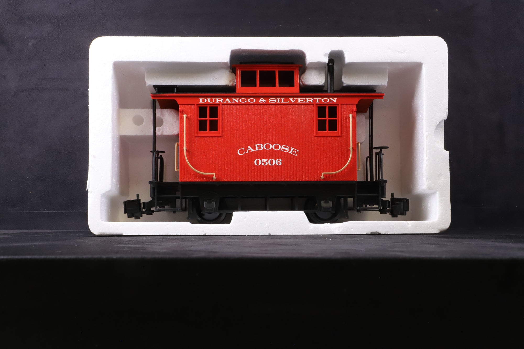 Bachmann Big Haulers G Scale 90057 Boobber Caboose No.0506 in Durango & Silverton Red