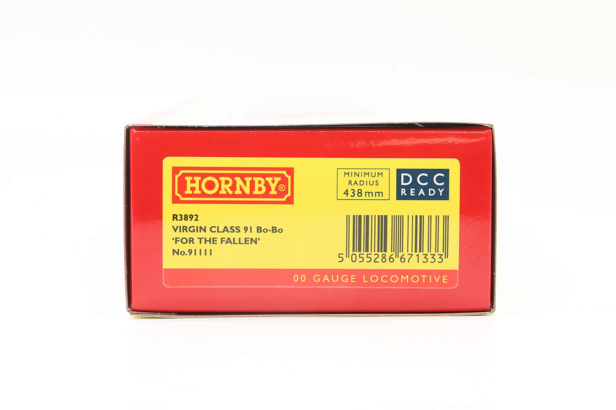 Hornby OO R3892 Class 91 '91111' 'For The Fallen' Electric Locomotive Virgin Trains