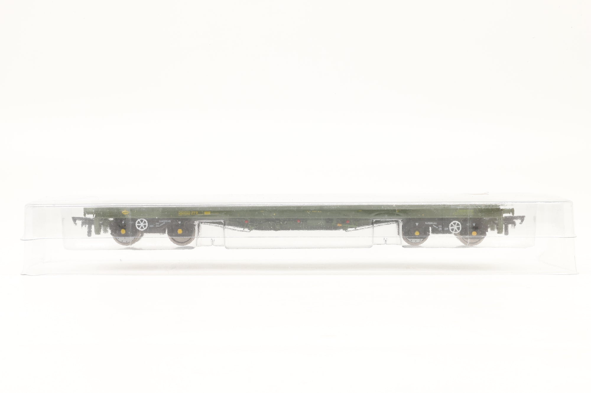Cavalex OO CM PF004 PFB(3) KFA Warflat Bogie Flat Wagon '95269' MOD Green Excl. Trains4U