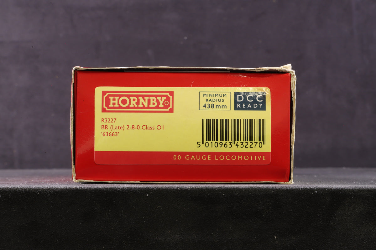 Hornby OO R3227 Class O1 &#39;63663&#39; BR Black L/C
