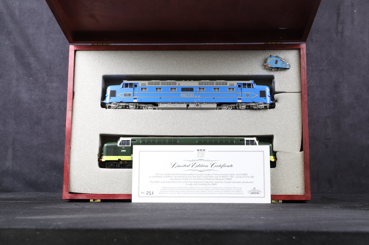 Bachmann OO 32-534NRM Class 55 Deltics Prototype Deltic DP1 &amp; D9002 Ltd Ed 214/ 500