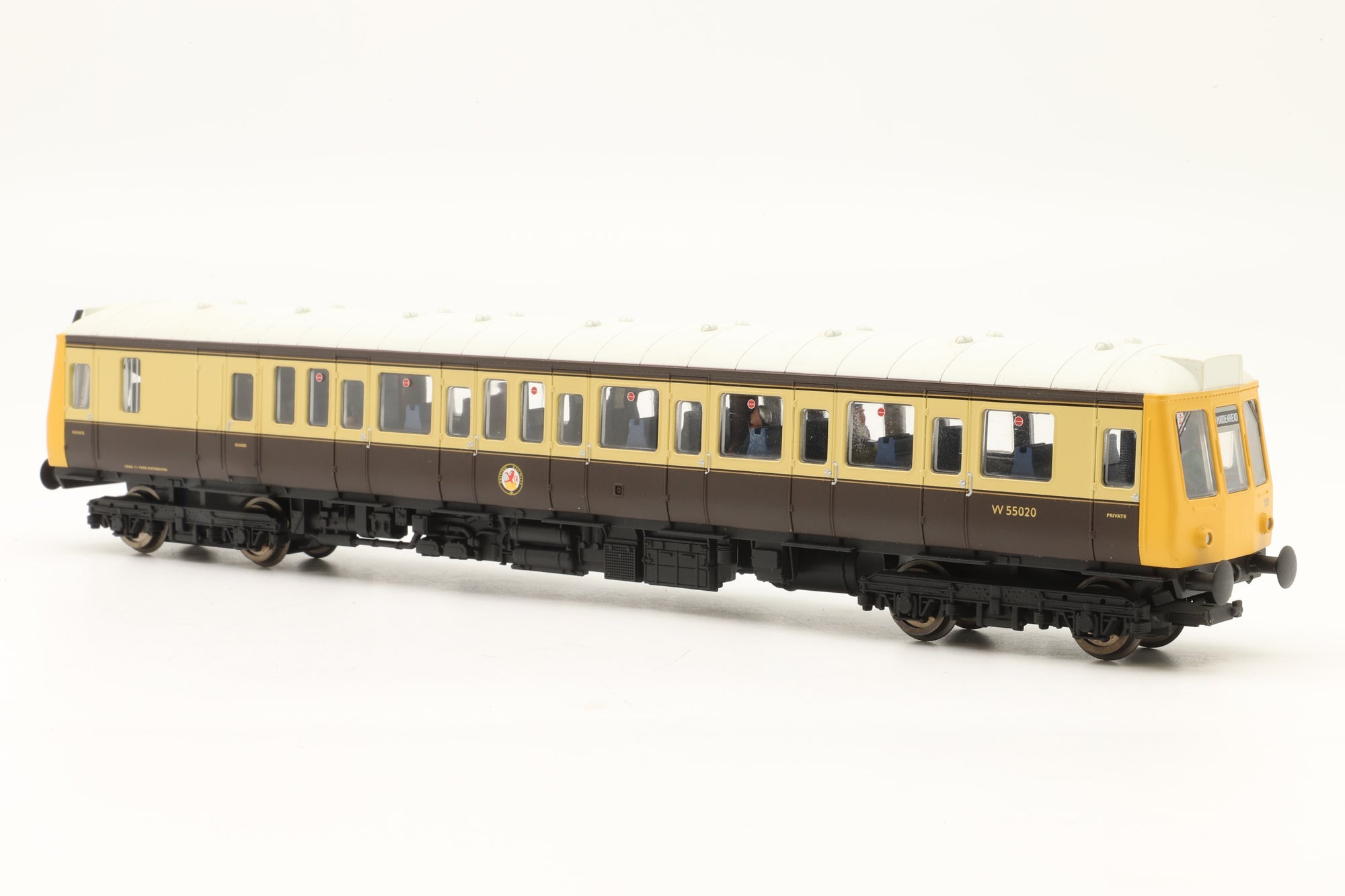 Hornby OO GWR Class 121 single Car DMU 'Bubble car' 'W55020' Chocolate & Cream DCC Fitted