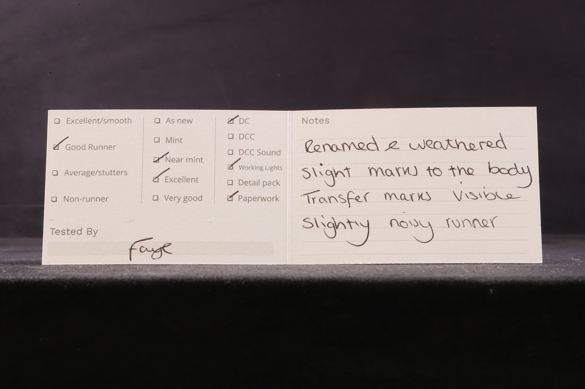 Hornby OO R2490 Class 60 '60044' Diesel Locomotive Mainline Renamed & Weathered