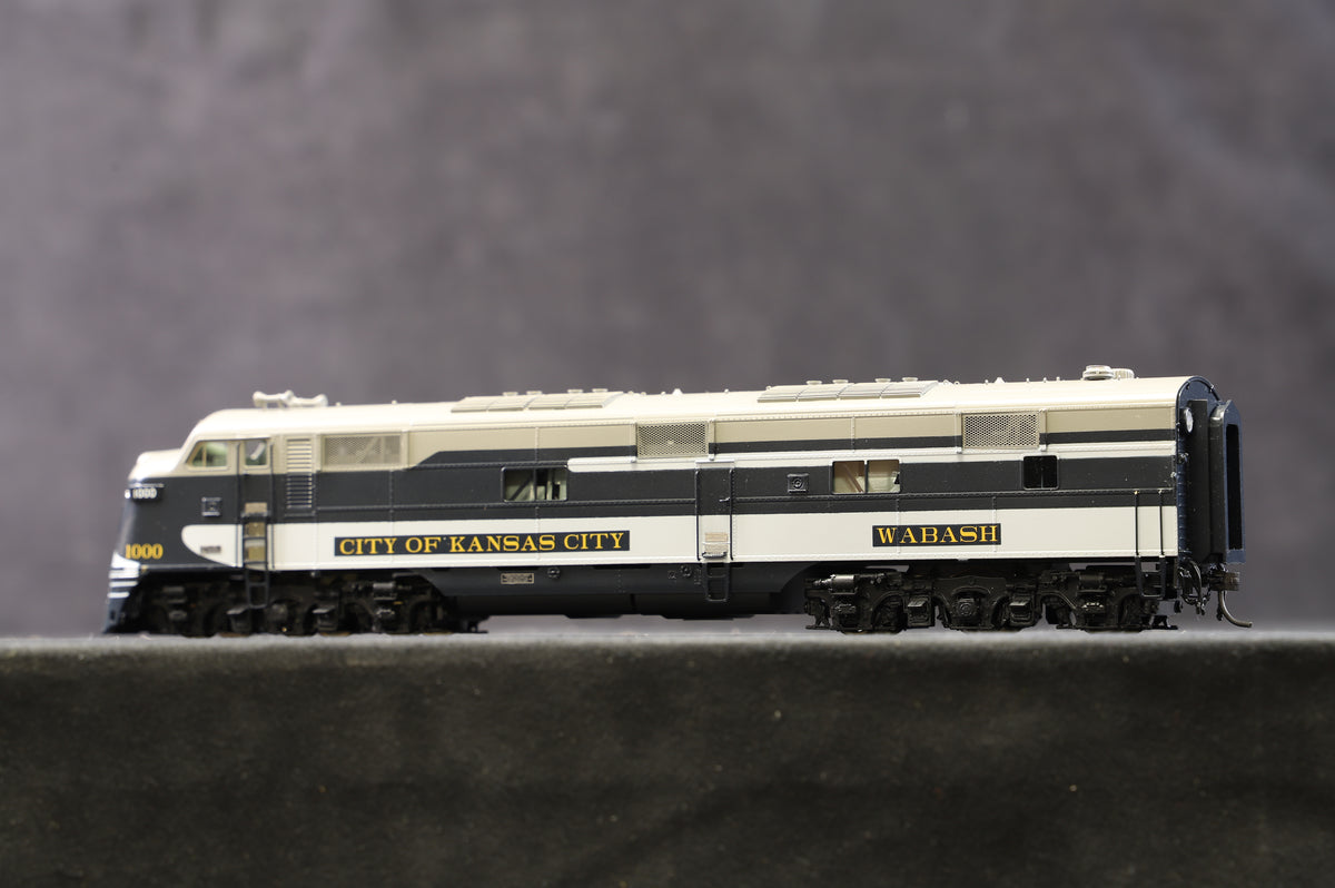 Overland Models HO AA-1247-1 #1000 Wabash E7A F/P Blue/Light Grey, &#39;City of Kansas City&#39;