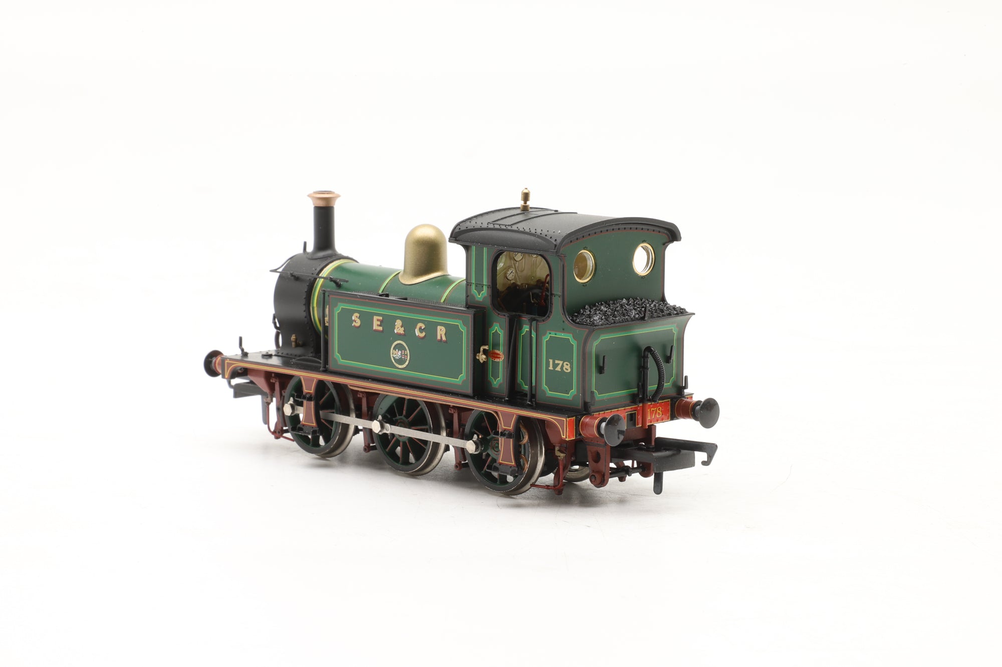 Hattons OO H4-P-001 SECR P Class 0-6-0T 178 SECR Full Lined Green With Brass