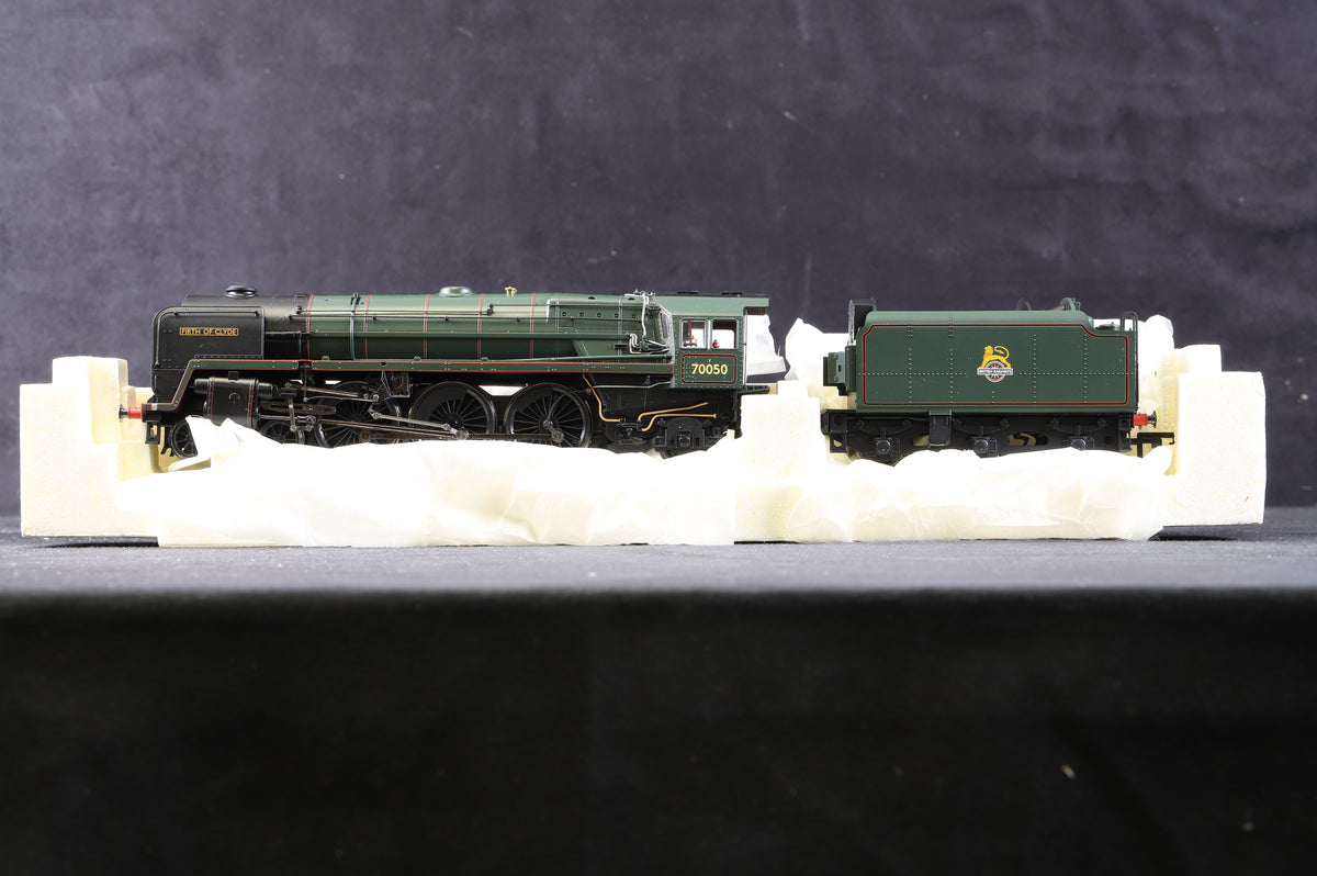 Hornby OO R2718 Britannia Class &#39;70050&#39; &#39;Firth Of Clyde&#39; BR Green E/C