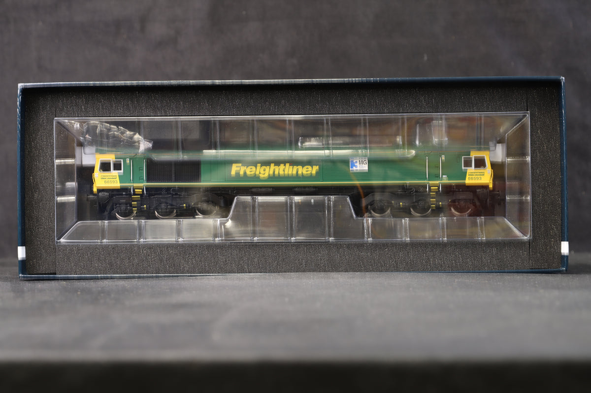Hattons OO H4-66-016 Class 66 &#39;66593&#39; Freightliner Livery &#39;3MG Mersey Multimodel Gateway&#39;