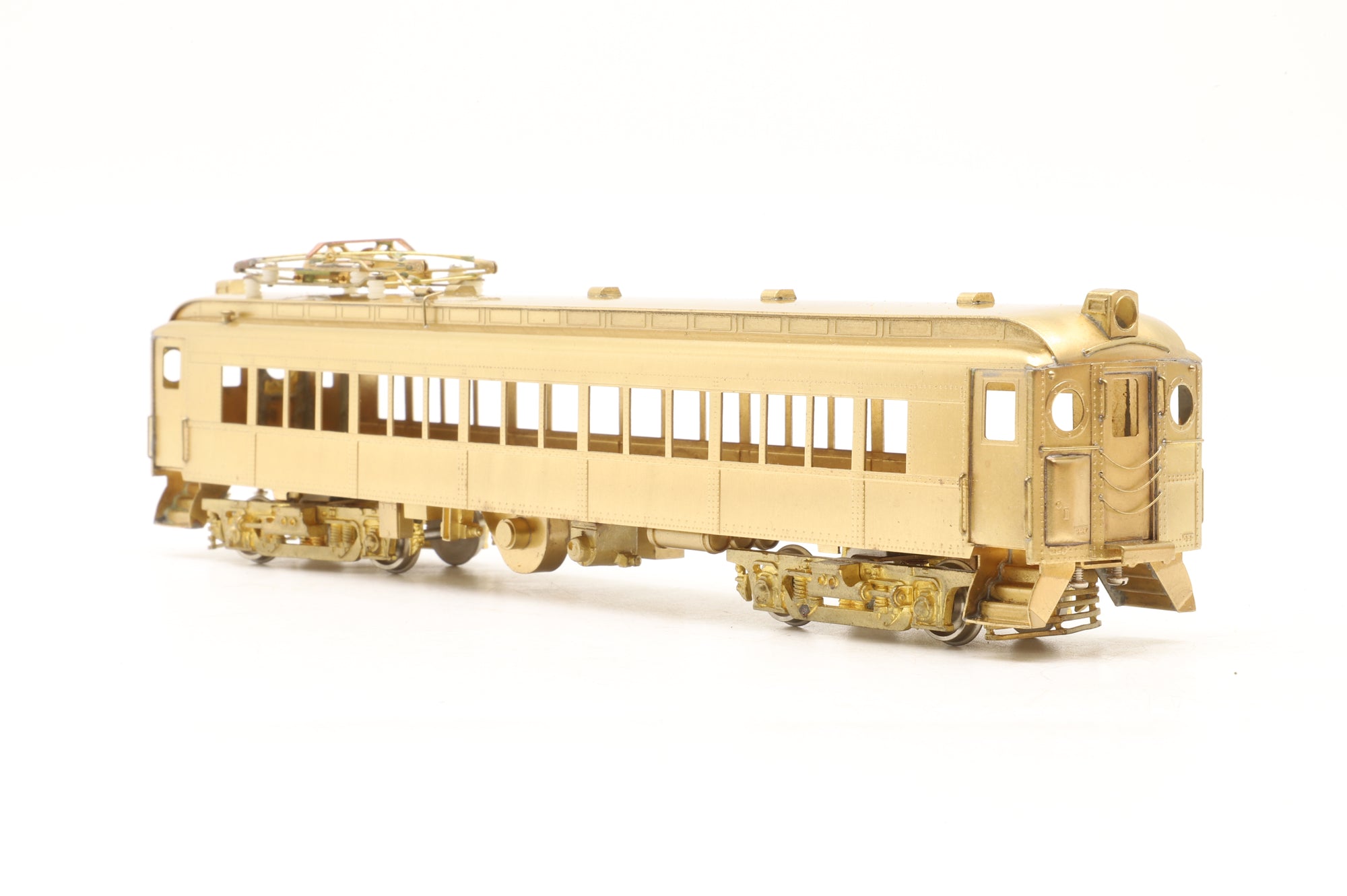 WP Car Corp. HO Brass MP-54 PRR 3 Car EMU Unpainted