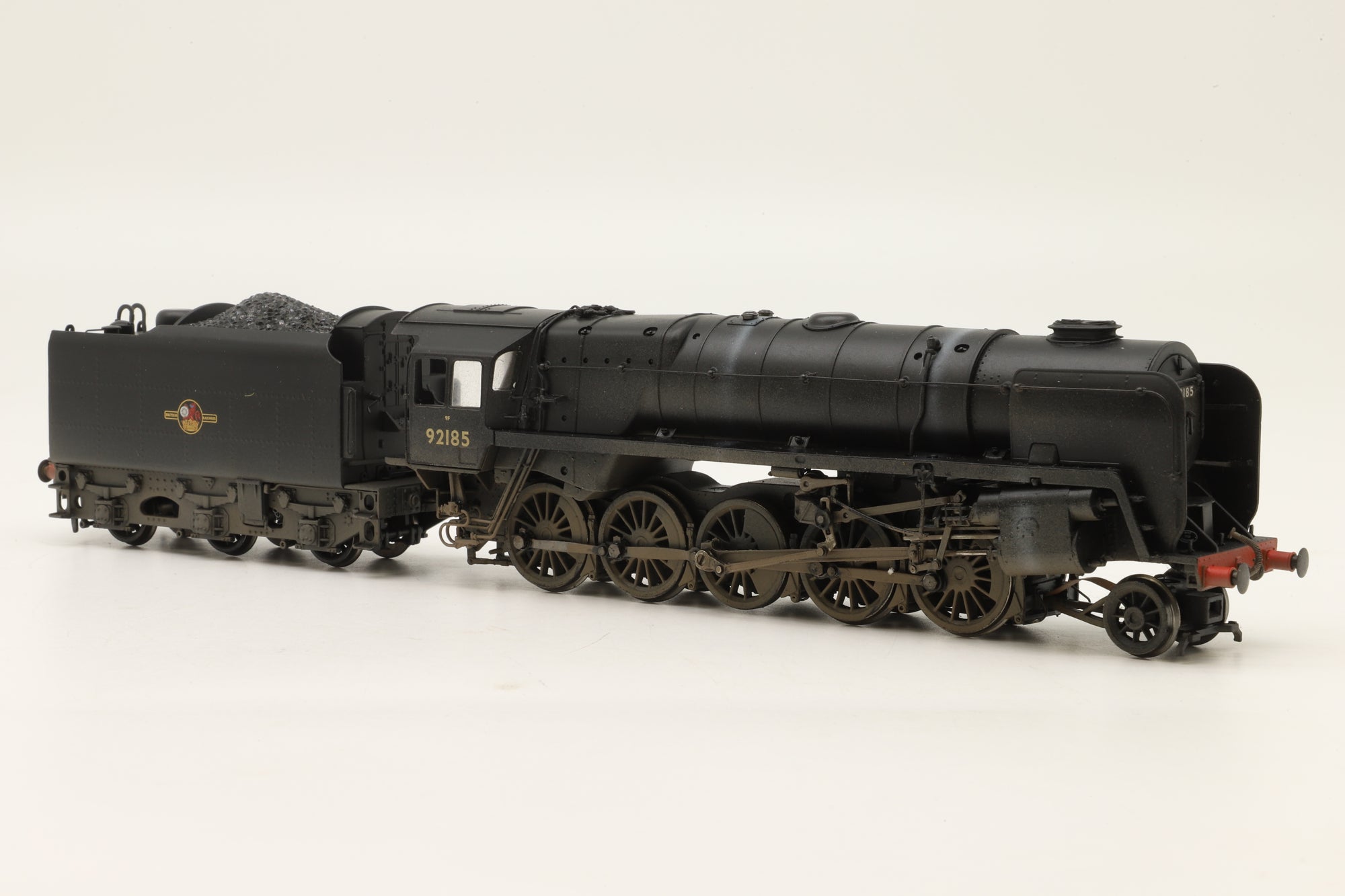 Bachmann OO 32-858DC Class 9F 2-10-0 '92185' BR Black L/C D/ Chimney BR1F Tender Weathered DCC Fitted