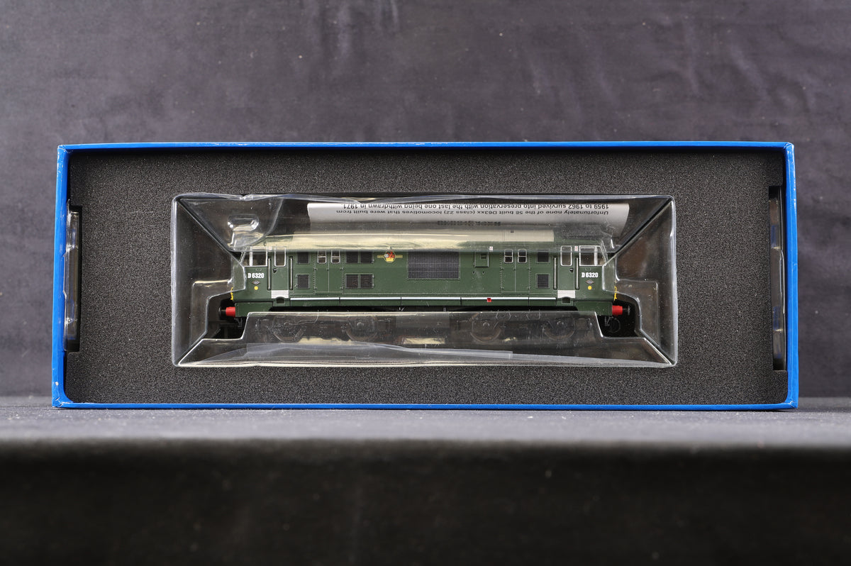 Dapol OO D1000C Cl.22 BR Green &#39;D6320&#39; Split Headcode Box, Small Yellow Warning Panel