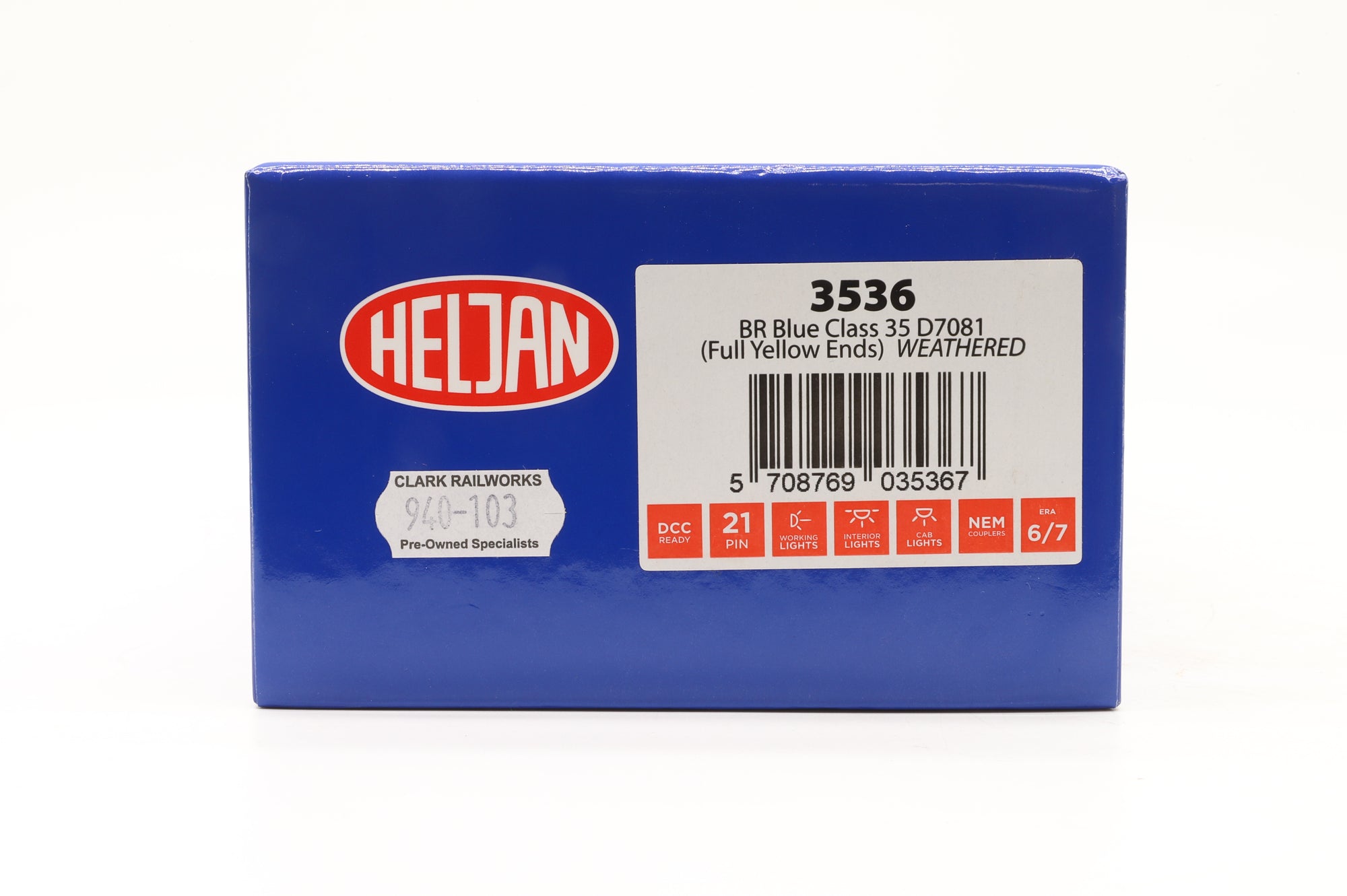 Heljan OO 3536 Class 35 'D7081' Diesel BR Blue Weathered