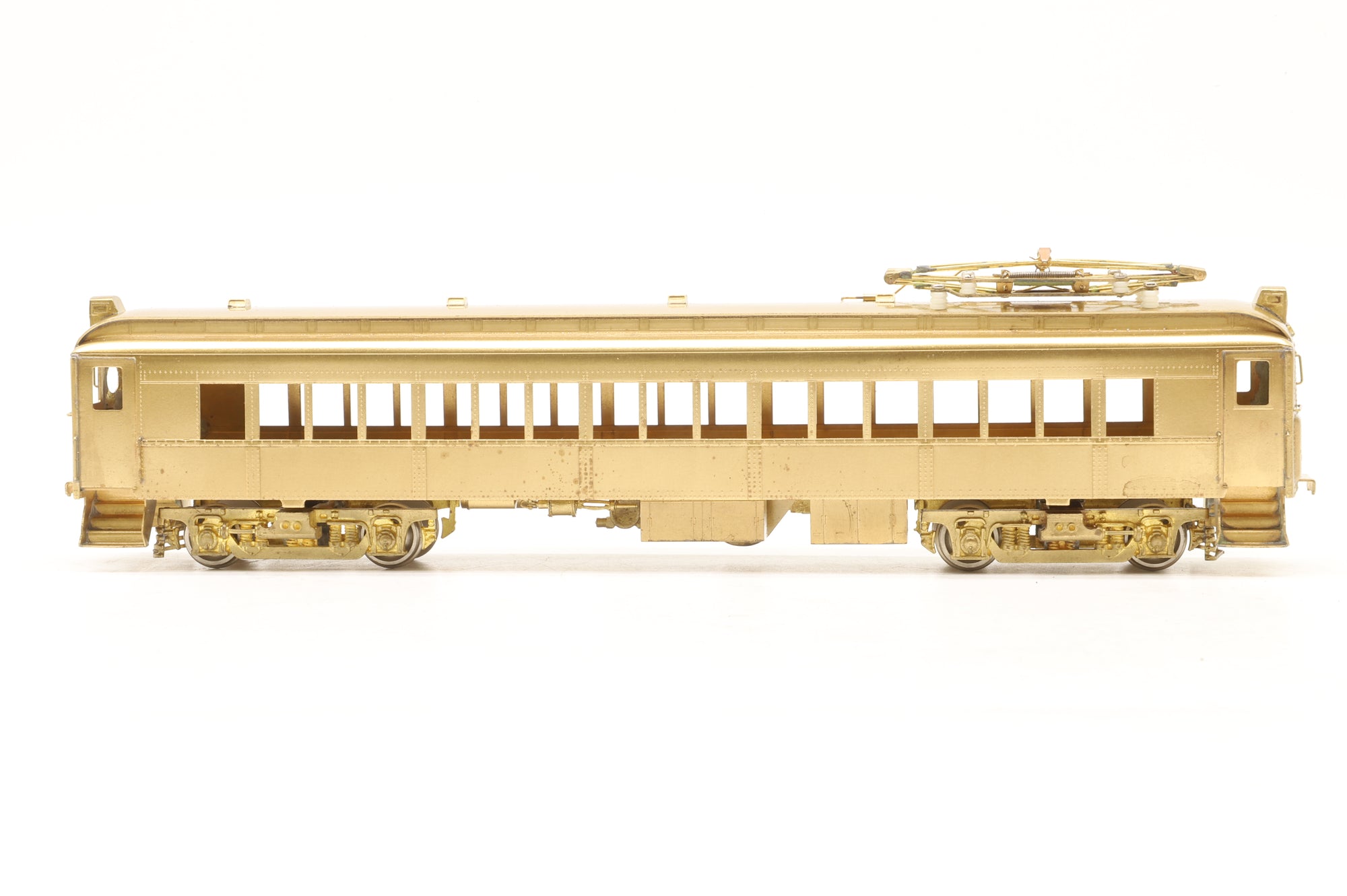 WP Car Corp. HO Brass MP-54 PRR 3 Car EMU Unpainted