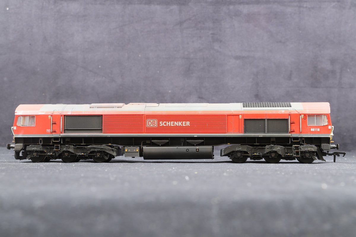 Bachmann OO 32-734 Cl.66 &#39;66118&#39; DB Schenker, Re-numbered &amp; Weathered