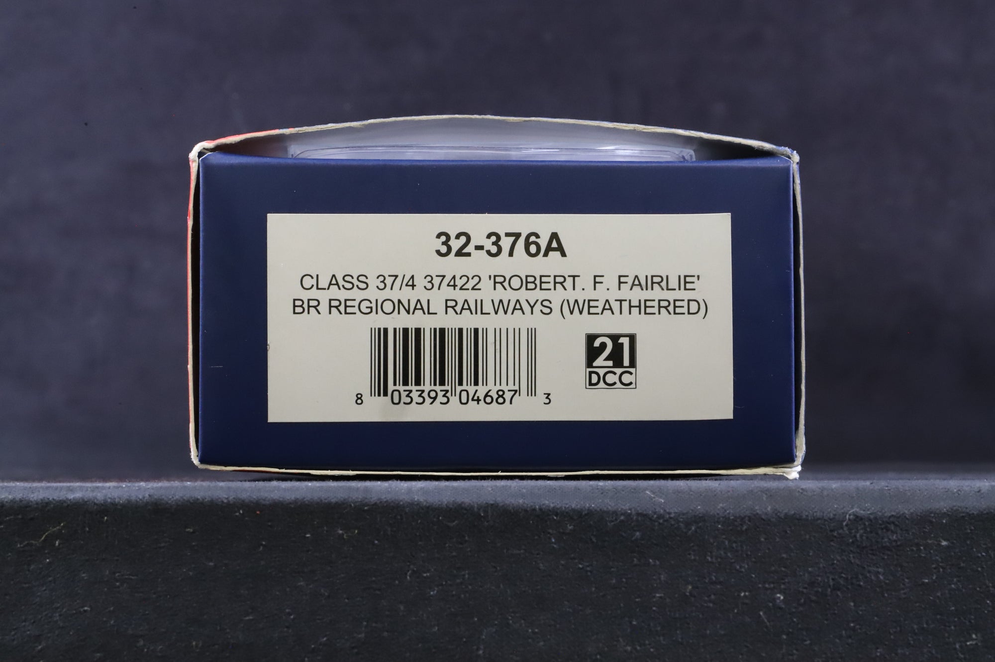 Bachmann OO 32-376A Class 37/4 37422 'Robert F. Fairlie' in BR Regional Railways Livery - Weathered