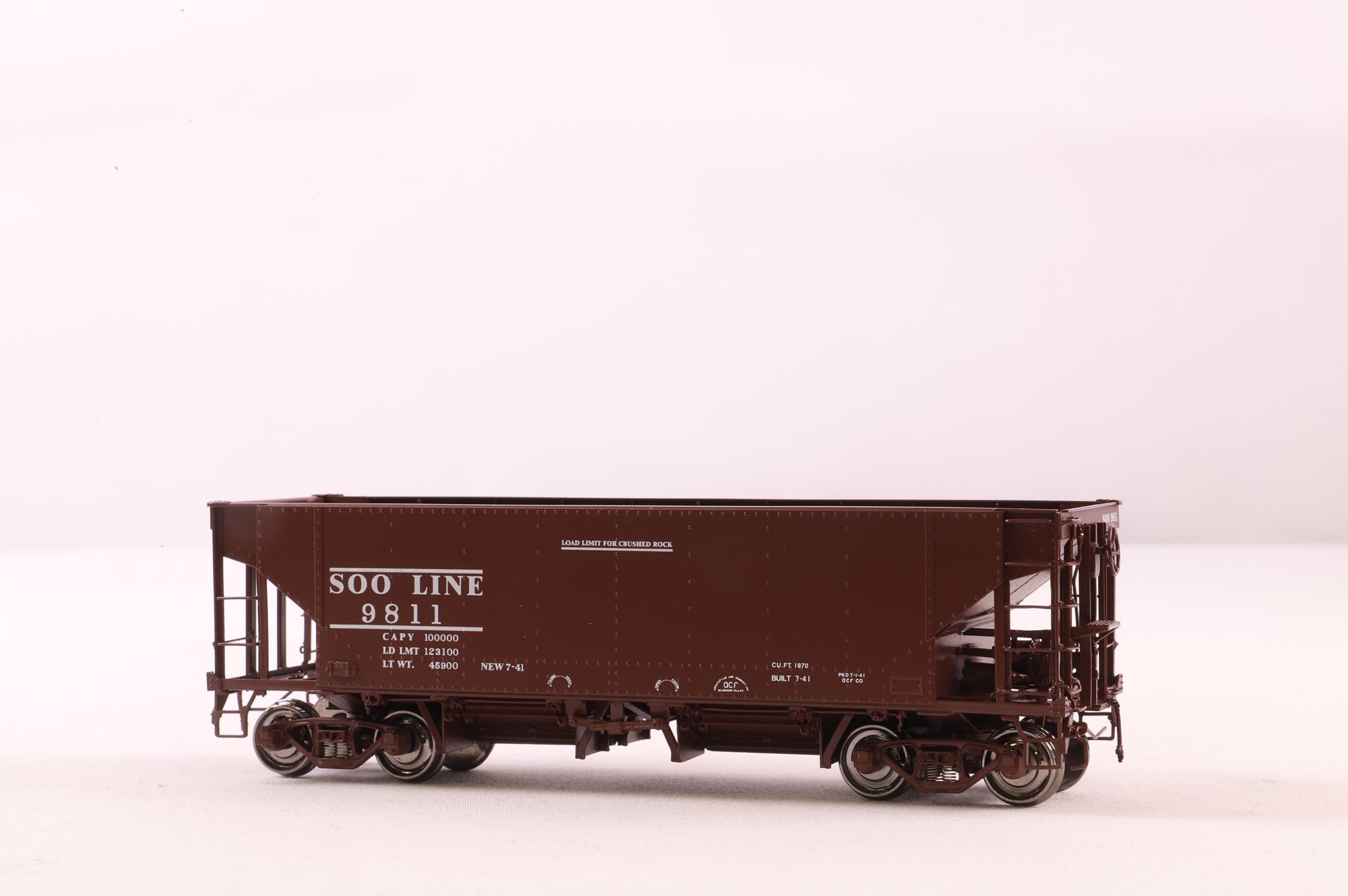 Challenger Imports HO Brass 2389.1 Hart Ballast Car SOO Selective Service HK-50-5 '9811'