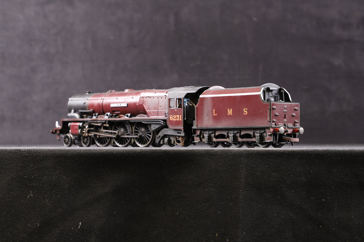 Hornby OO R3553 Princess Coronation Class &#39;Duchess of Atholl&#39; &#39;6231&#39; LMS Maroon Weathered, DCC Sound