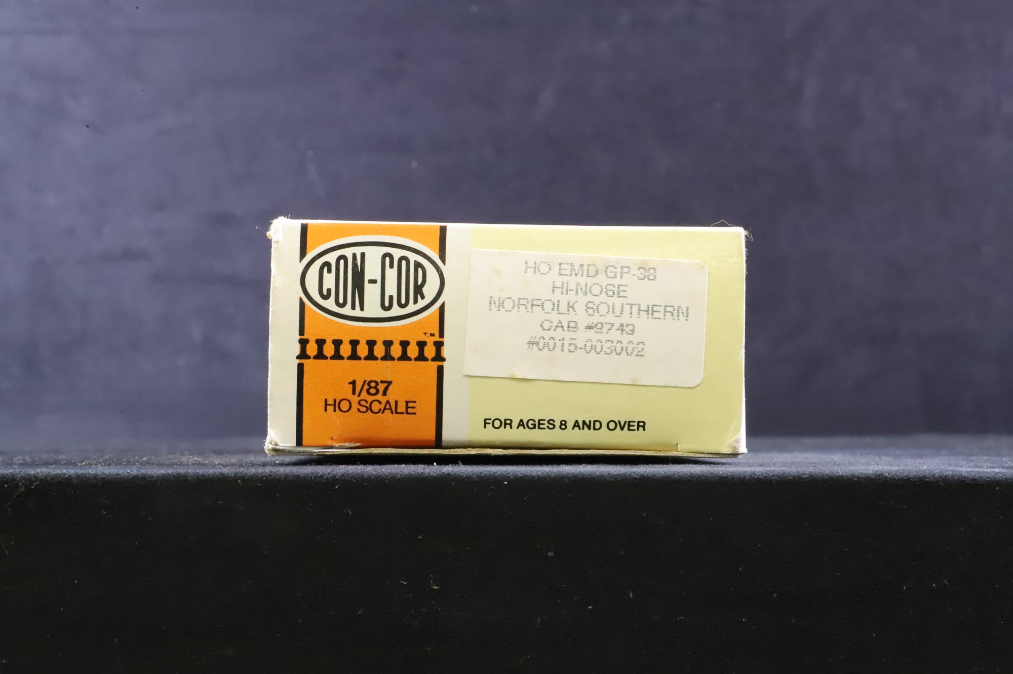 Con-Cor HO 0015-003002 EMD GP-38 Hi-Nose No.2743 in Norfolk Southern Black