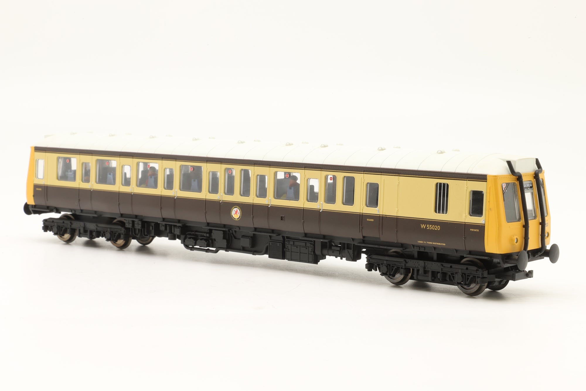Hornby OO GWR Class 121 single Car DMU 'Bubble car' 'W55020' Chocolate & Cream DCC Fitted