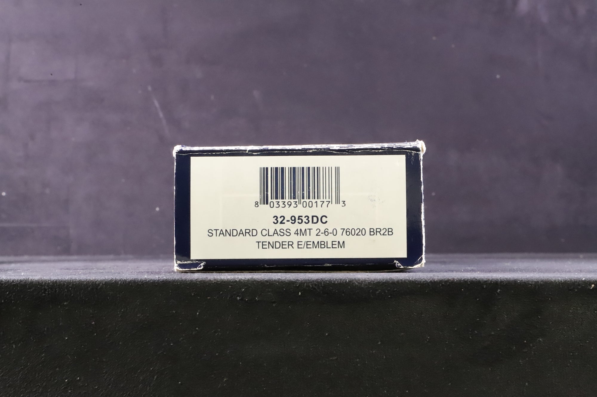 Bachmann OO 32-953DC Standard Class 4MT 76020 in Lined BR Black w/ Early Crests - Weathered