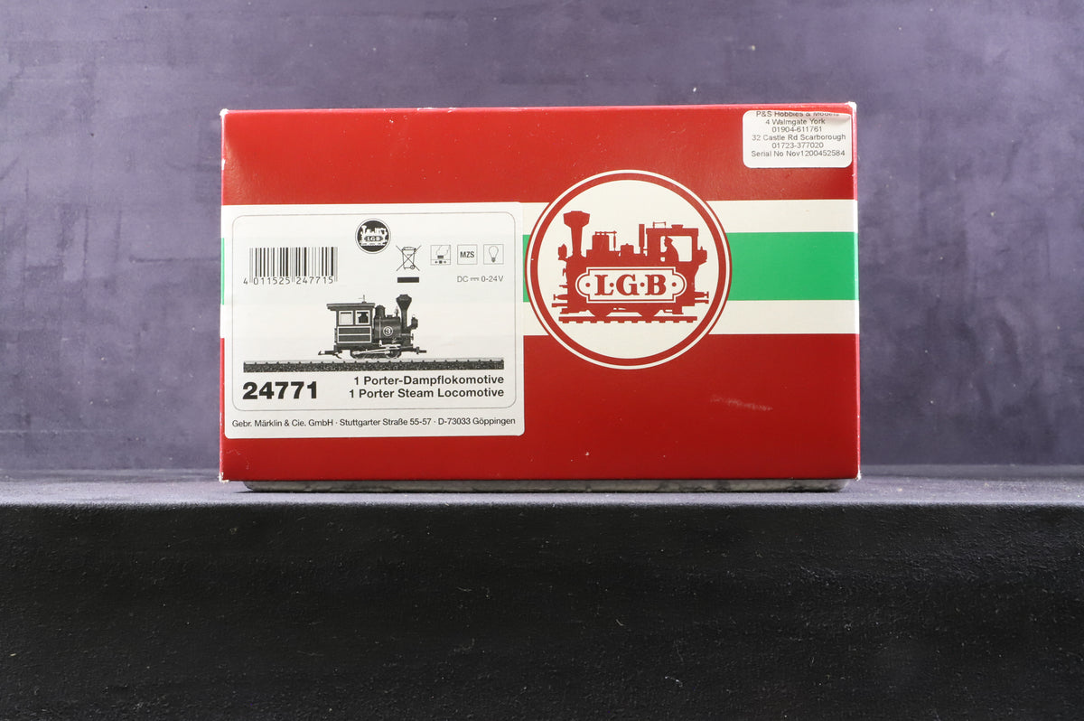 LGB G Scale 24771 Porter Steam Locomotive No.3 - DCC