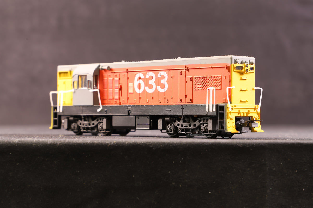 Frateschi HO 3101 &#39;633&#39; Red, Grey &amp; Yellow Diesel Locomotive