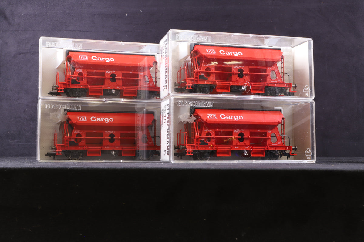 Fleischmann HO 5515 Rake Of 4 DB Cargo Wagons