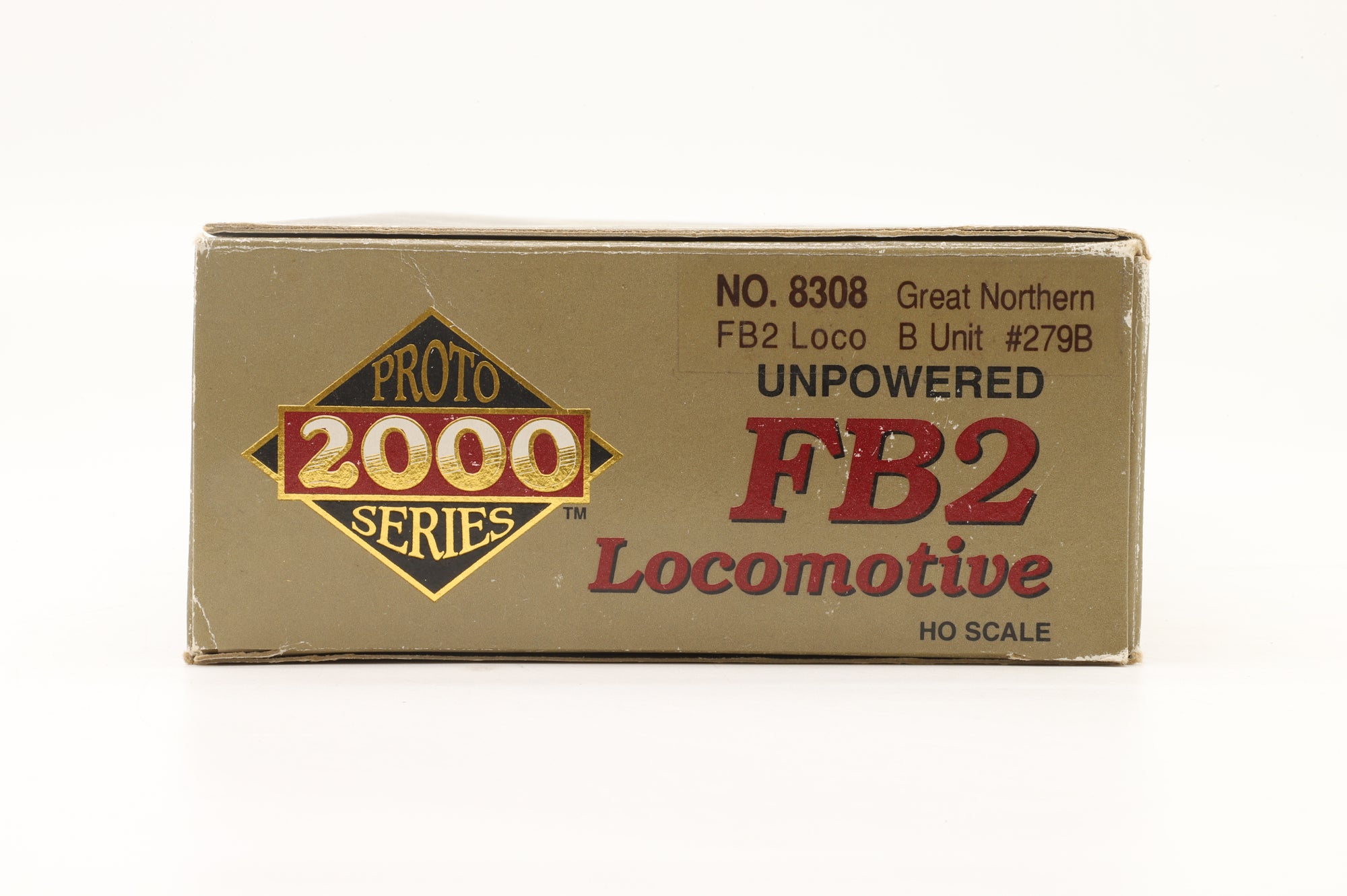 Proto 2000 Series HO 8308 DB2 B Unit #279B in Great Northern Livery – Unpowered