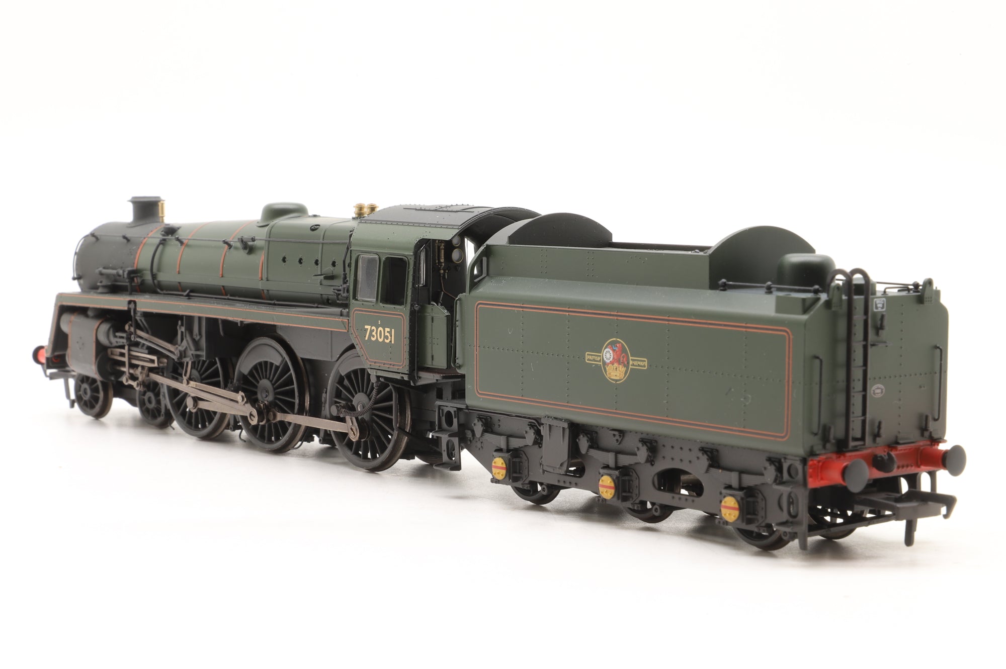 Bachmann OO 32-511 BR Standard Class 5MT '73051' BR Lined Green L/C Weathered DCC Fitted