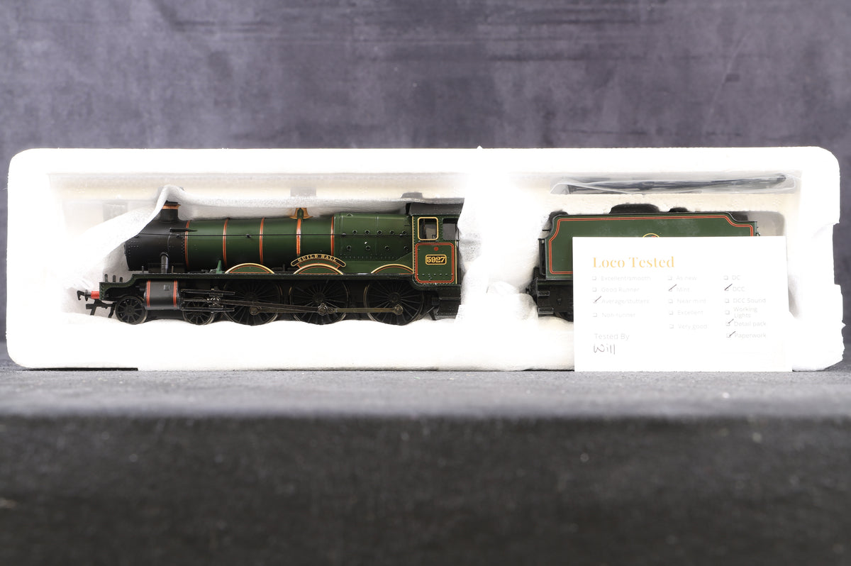 Bachmann OO 32-000DC Hall Class &#39;5927&#39; &#39;Guild Hall&#39; BR Green L/C Hawksworth Tender, DCC Fitted