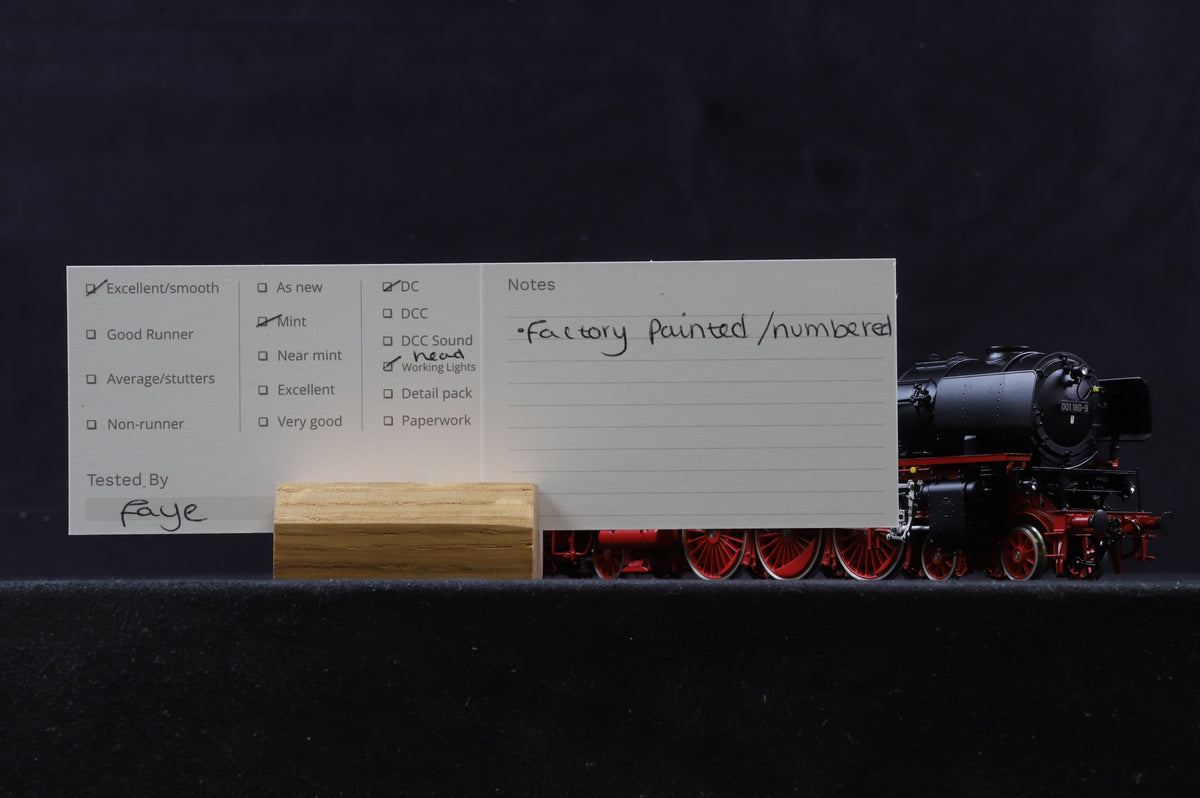 Lemaco HO Brass German DB 4-6-2 Class BR 01 Express Locomotive &#39;001 180-9&#39;