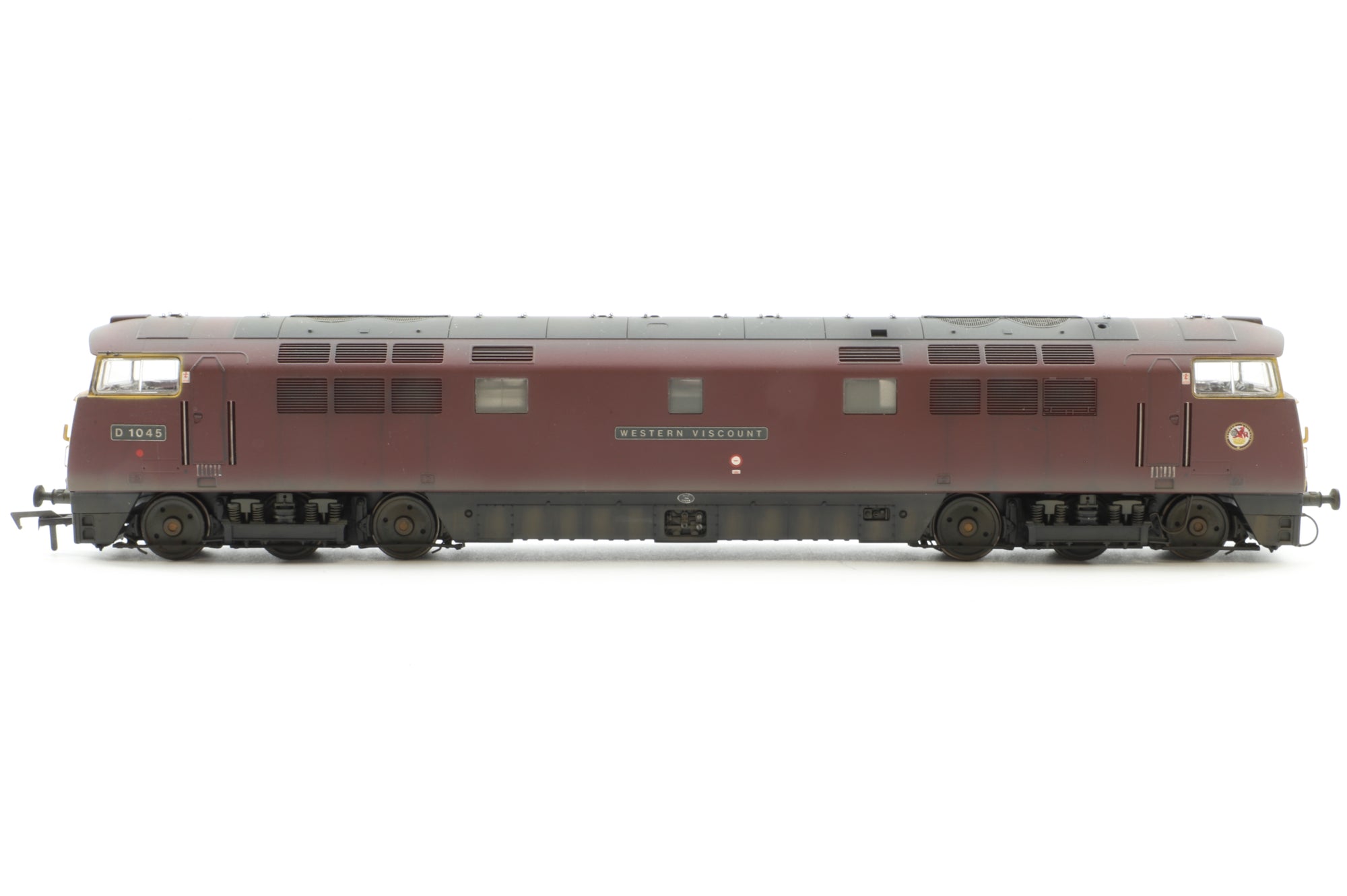 Dapol OO D1003Y Class 52 'D1045' BR Maroon, Weathered, Western Viscount, Full Yellow Ends. Ltd Ed.174/250