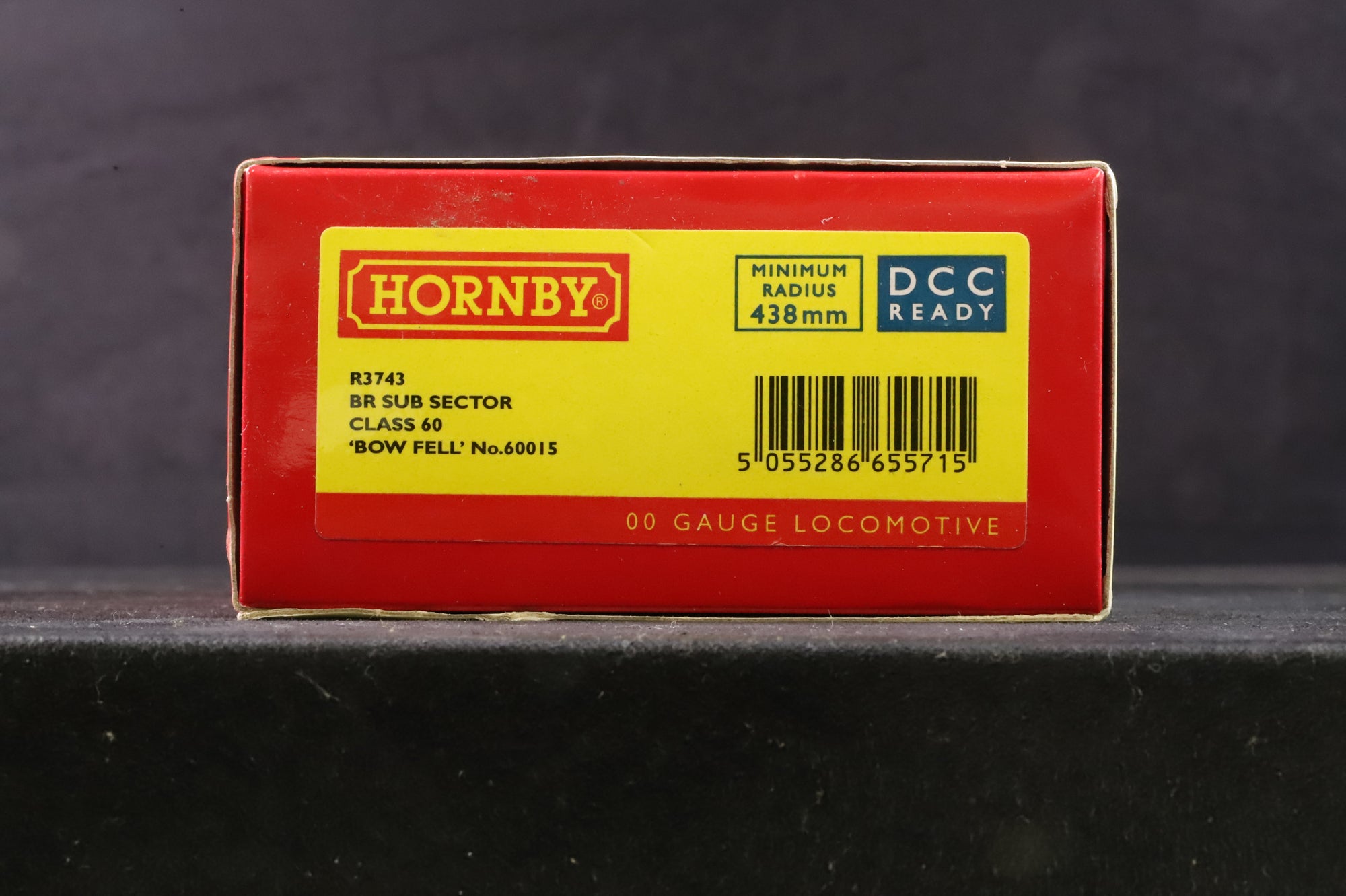Hornby OO R3743 Class 60 '60015' 'Bow Fell' Railfreight Construction Triple Grey DCC Sound