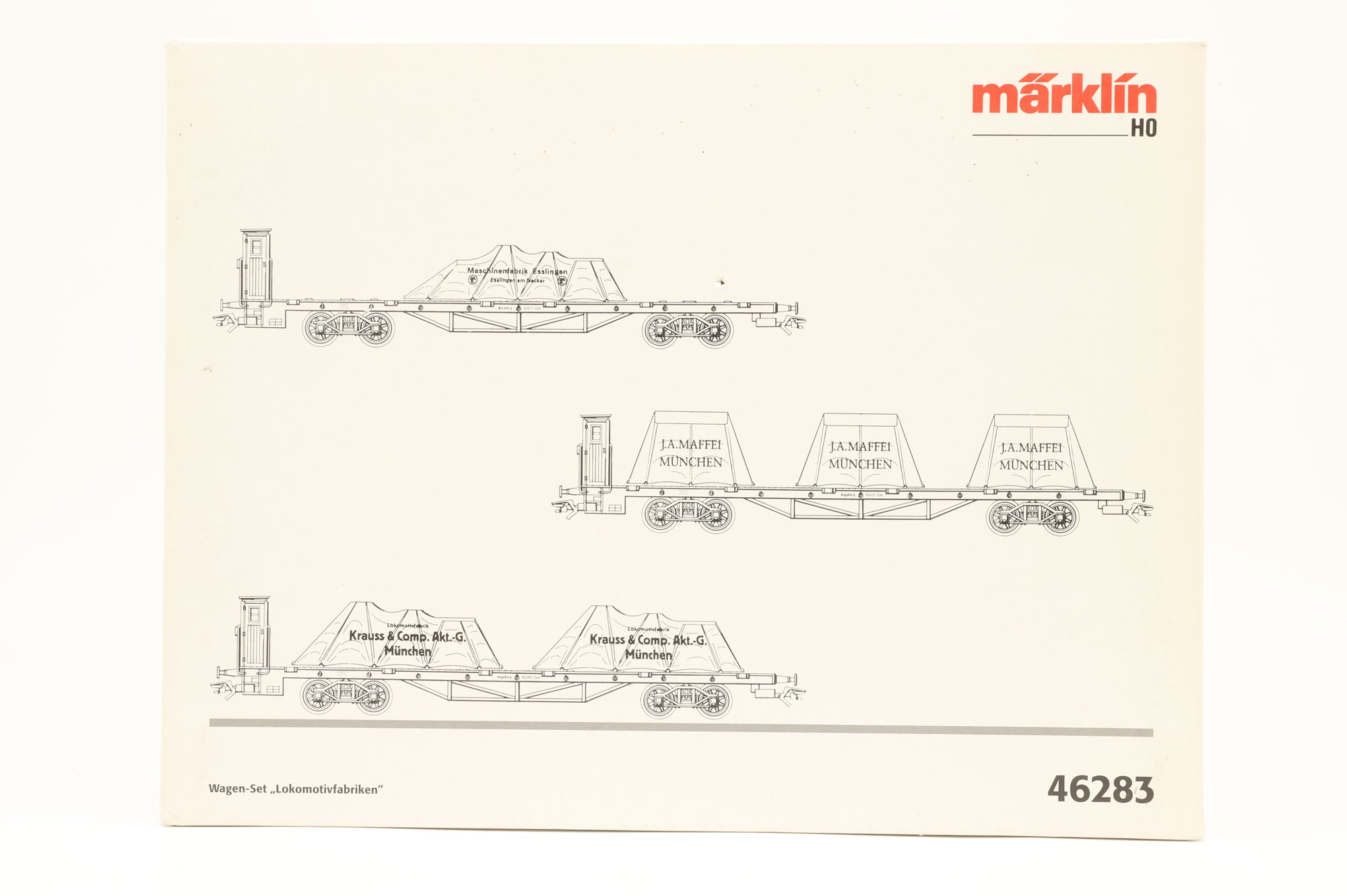 Marklin HO 46283 Flatcar Set