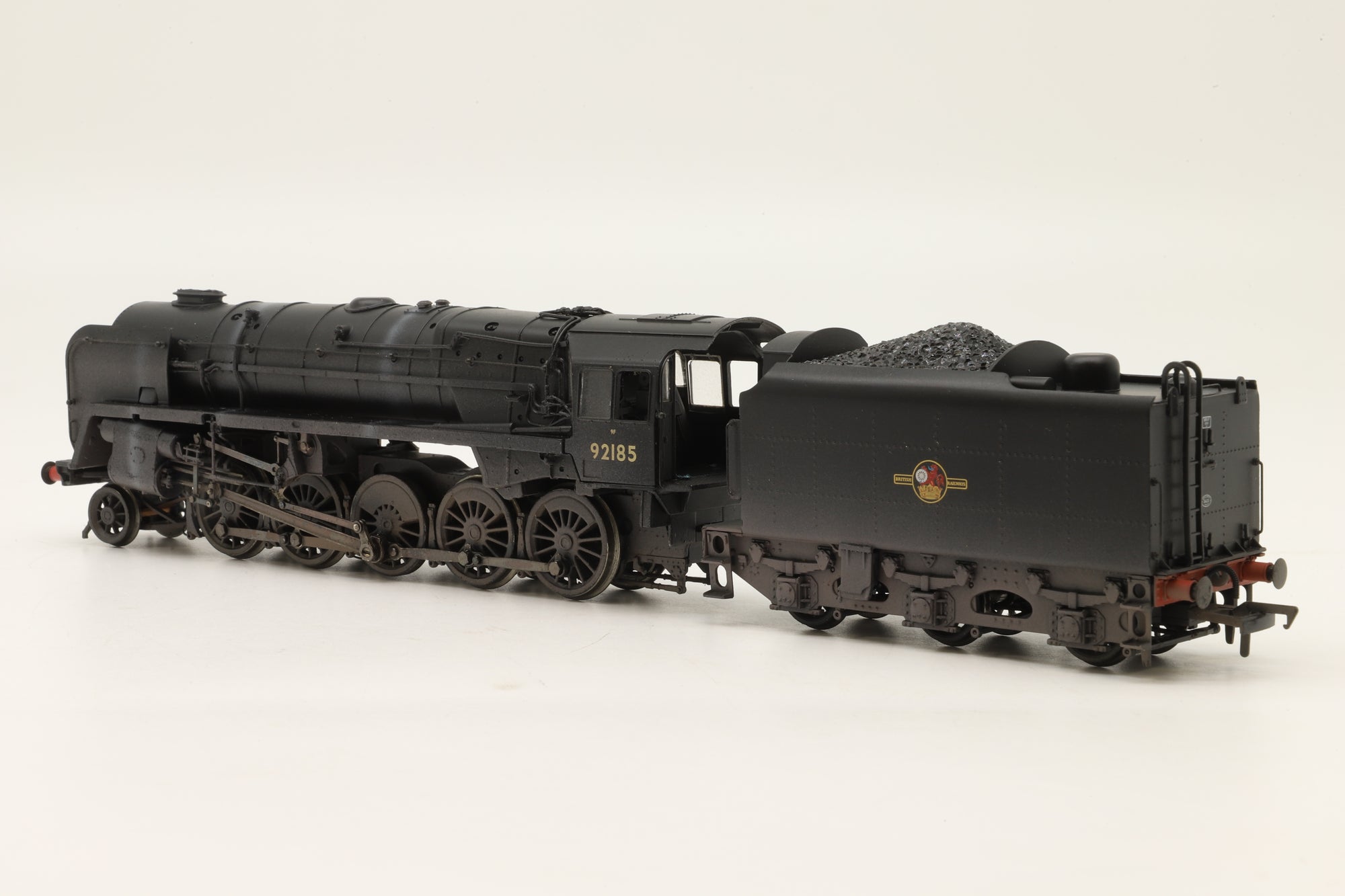 Bachmann OO 32-858DC Class 9F 2-10-0 '92185' BR Black L/C D/ Chimney BR1F Tender Weathered DCC Fitted
