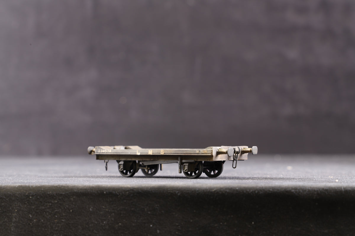 P4 Kit Built Rake Of 4 LMS Weathered Wagons