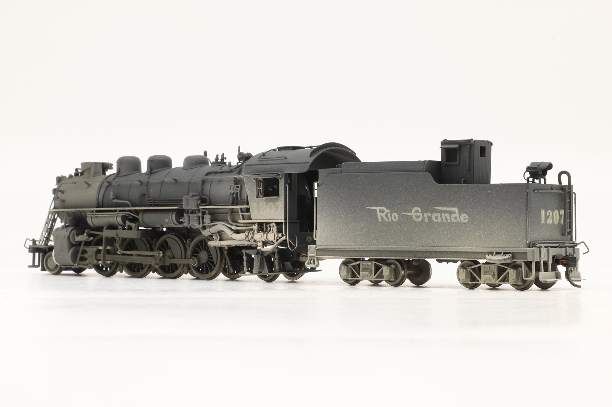 Key Imports/Samhongsa HO K-59 Class 2-8-2 Mikado D&RGW, Professionally Painted & Weathered