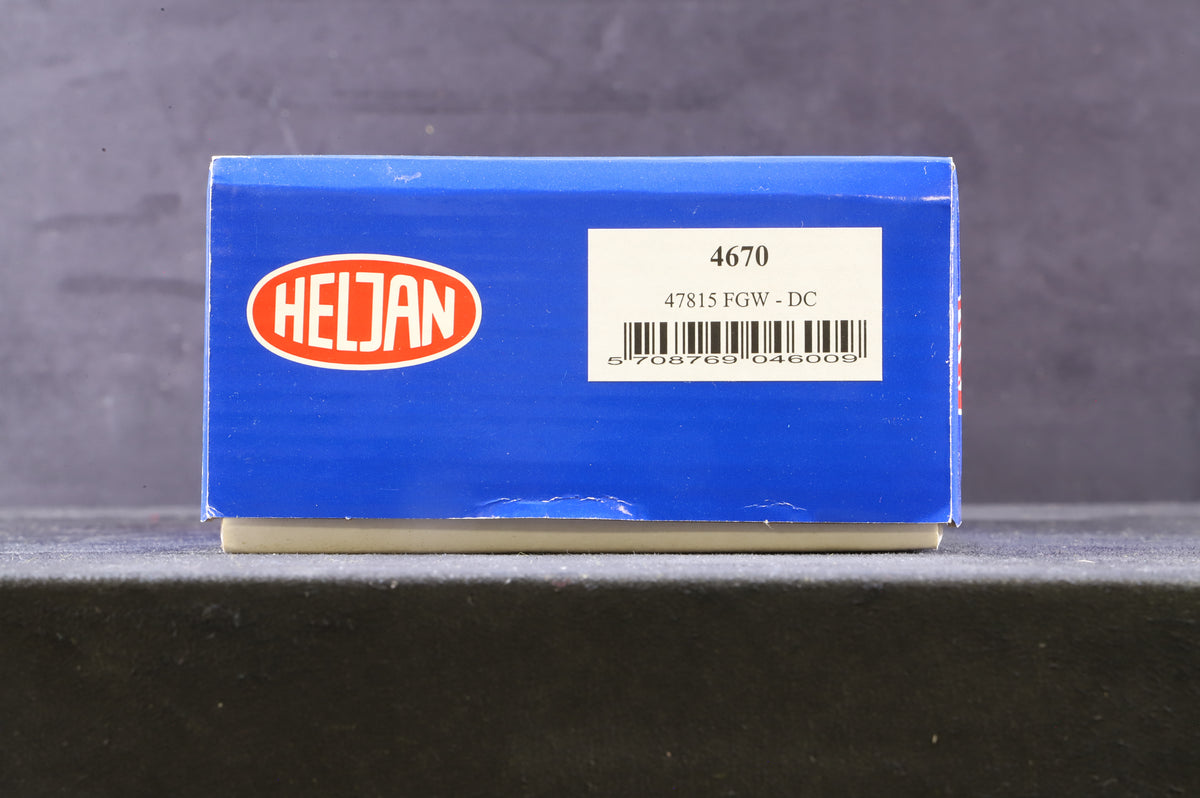 Heljan OO 4670 Class 47 &#39;47815&#39; First Great Western