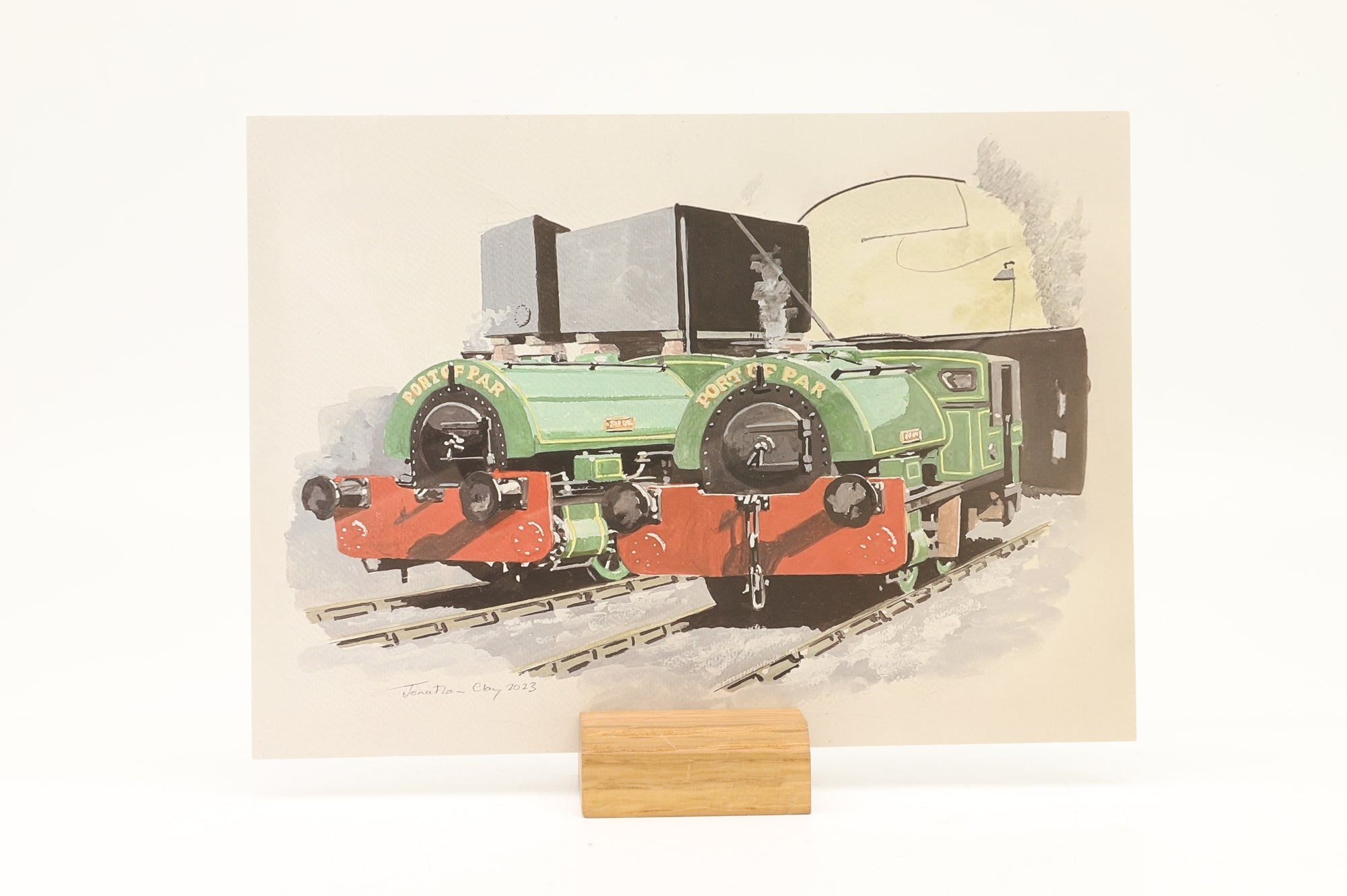 Rapido OO 968002 Port Of Par Twins 'Alfred & Judy' Lined Bright Green