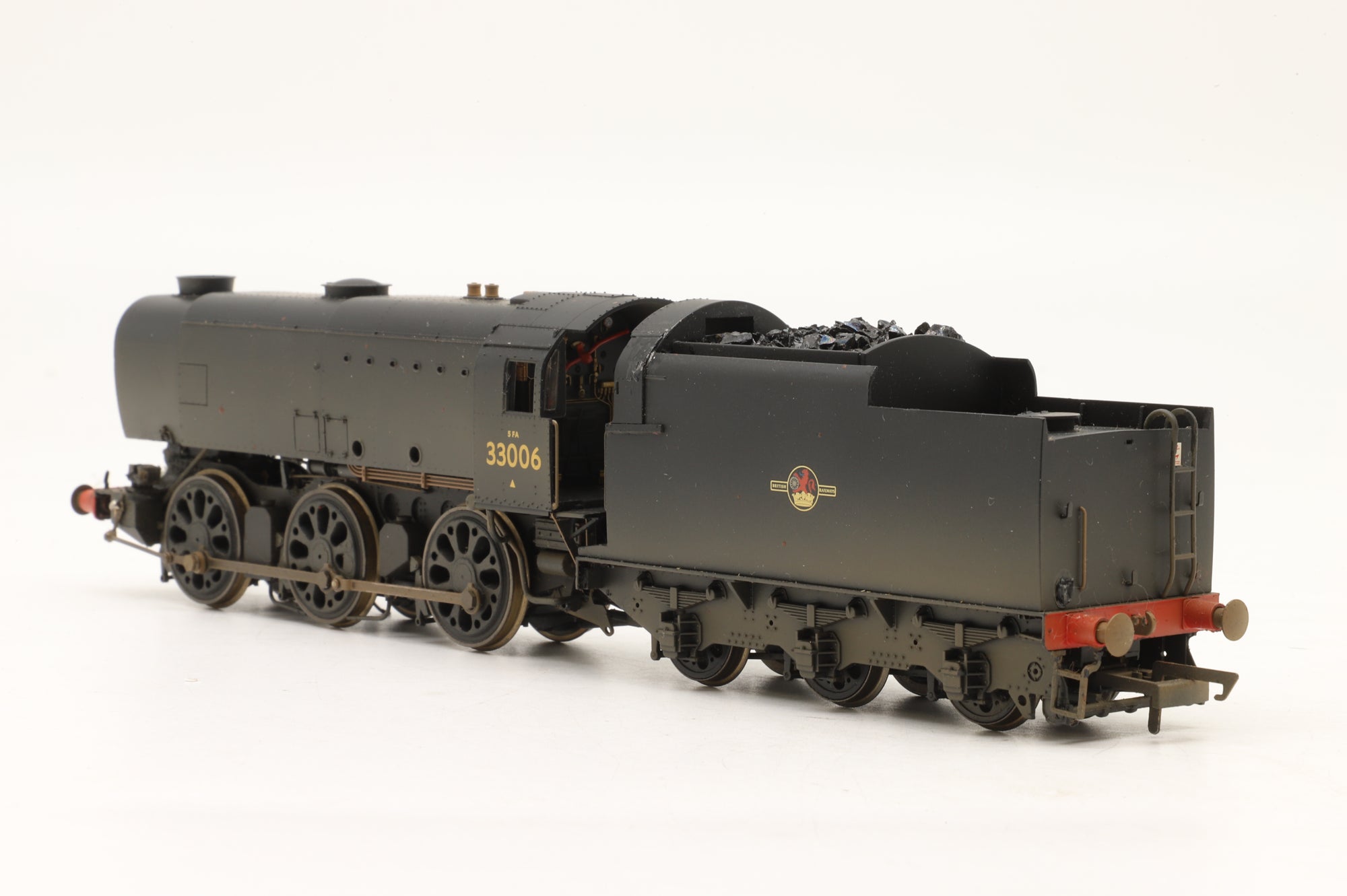 WORKSHOP Hornby OO R2344A Class Q1 33006 in BR Black w/ Late Crests