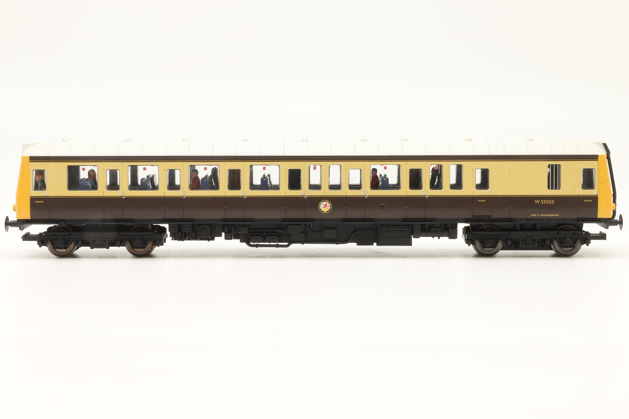 Hornby OO GWR Class 121 single Car DMU 'Bubble car' 'W55020' Chocolate & Cream DCC Fitted