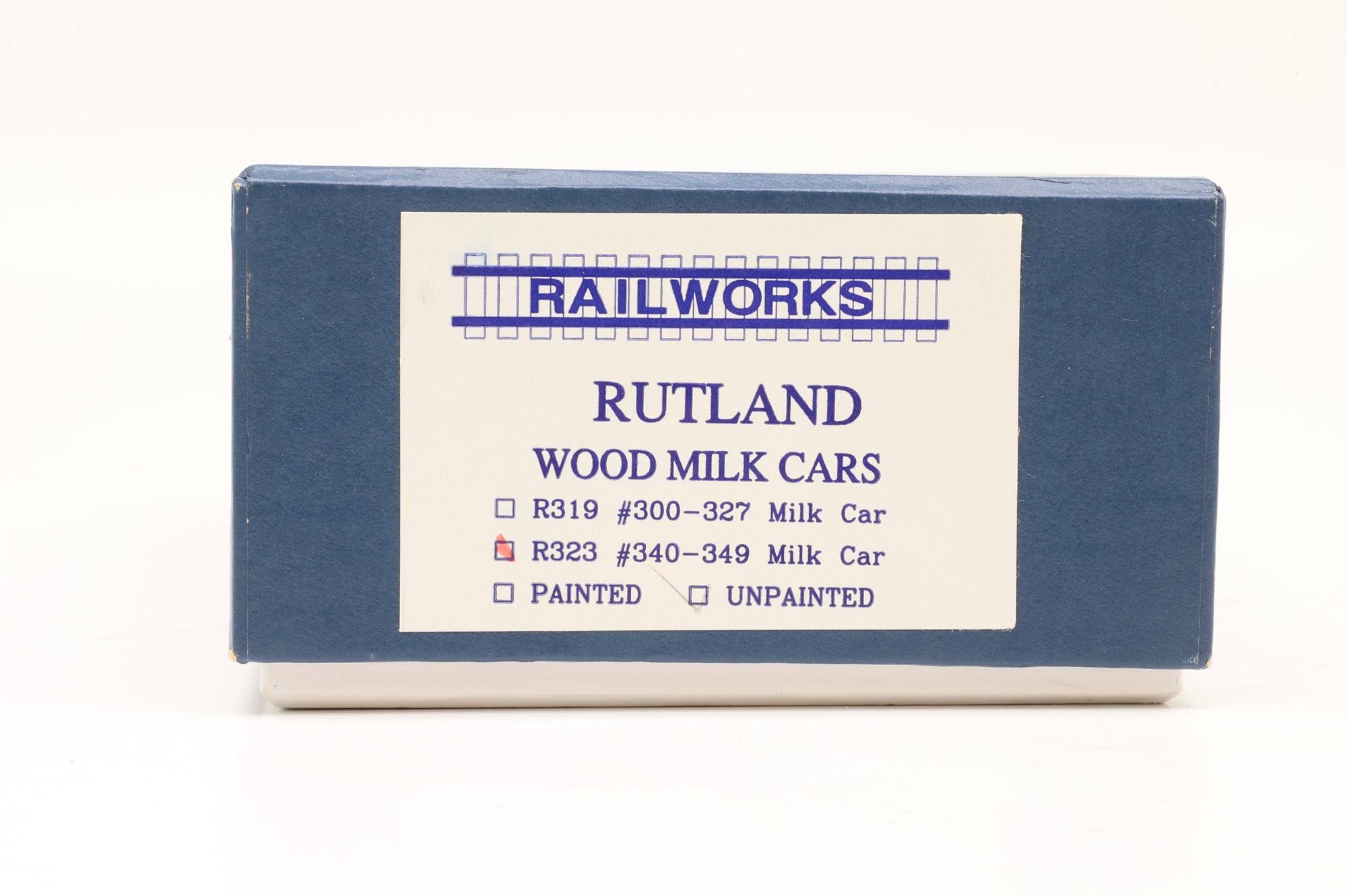 Railworks Ltd HO Brass R323 Rutland Wood Milk Cars Unpainted