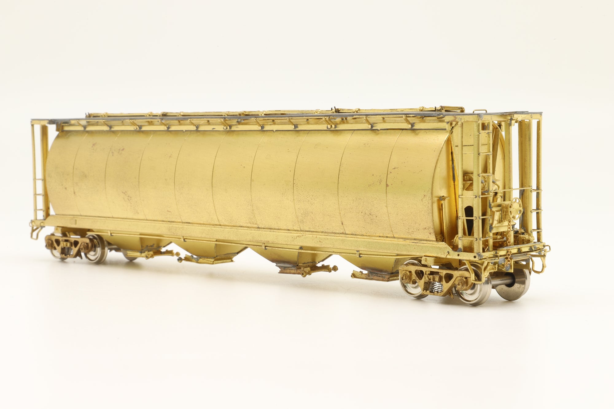 Overland Models/Ajin HO CN Covered Hopper, Unpainted Brass