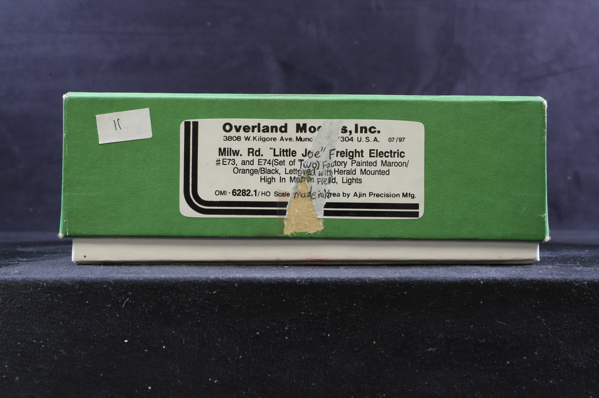 Overland Models Inc. HO Brass 6282.1 Milwaukee Road &#39;Little Joe&#39; Freight Electric Locomotives &#39;E73 &amp; E74&#39;
