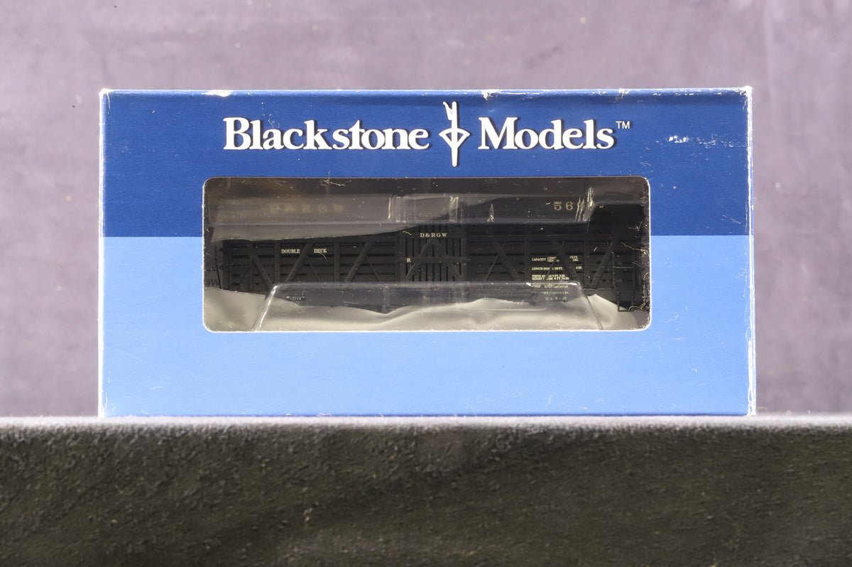 Blackstone Models HOn3 5690 D&amp;RGW Double Deck Stock Car