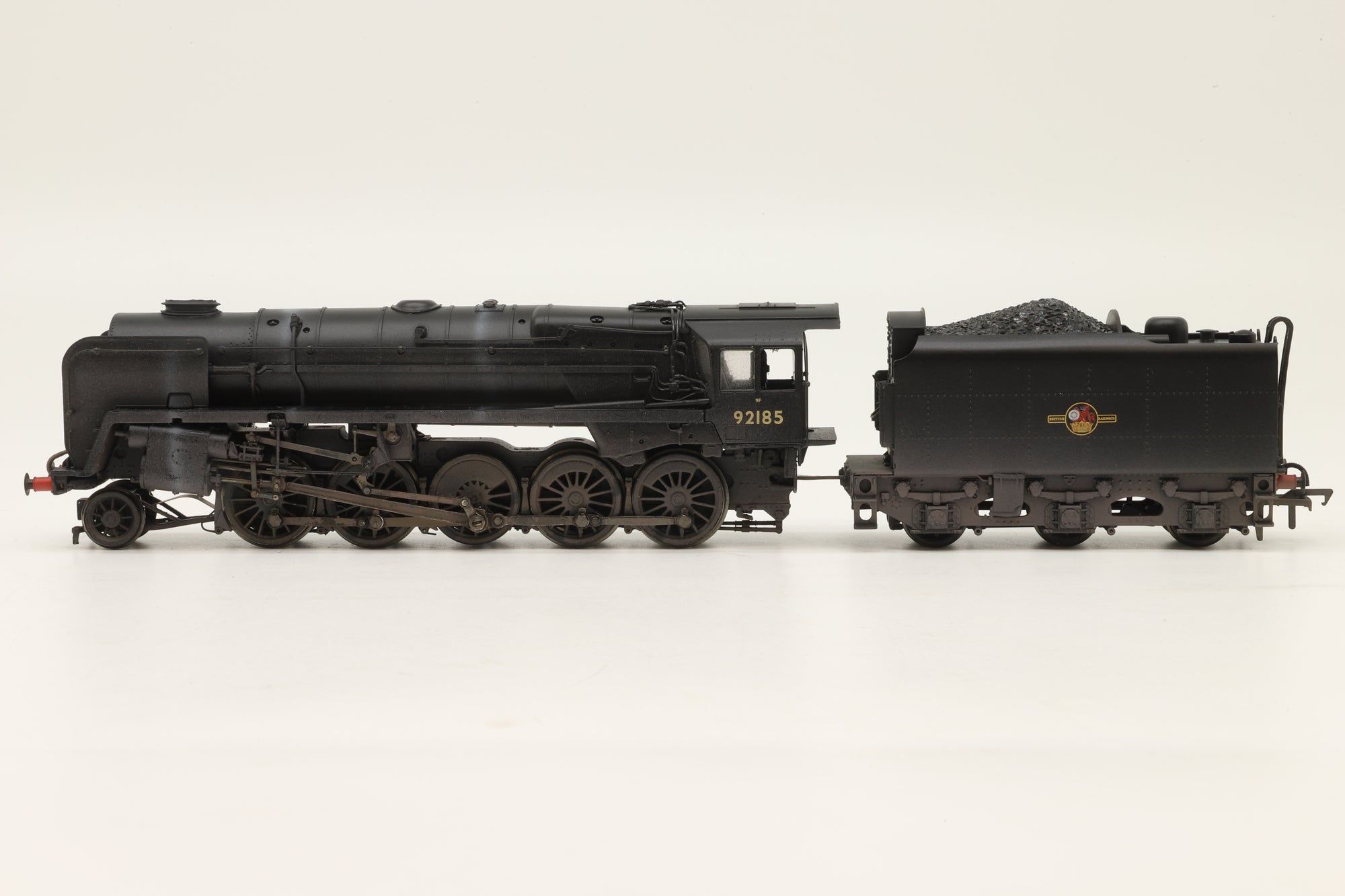 Bachmann OO 32-858DC Class 9F 2-10-0 '92185' BR Black L/C D/ Chimney BR1F Tender Weathered DCC Fitted